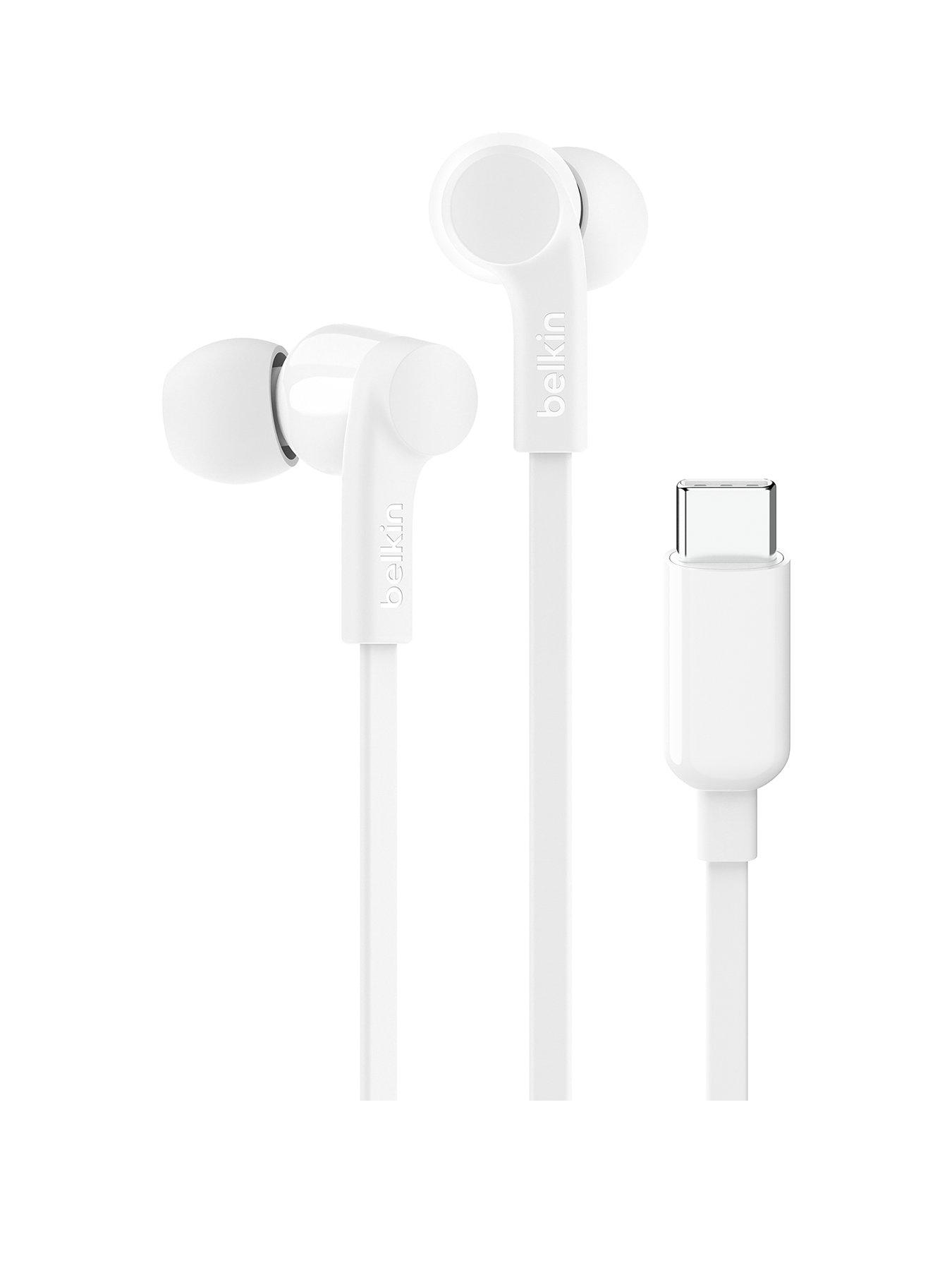 Image 1 of 6 of Belkin SOUNDFORM - Headphones with USB-C Connector, White