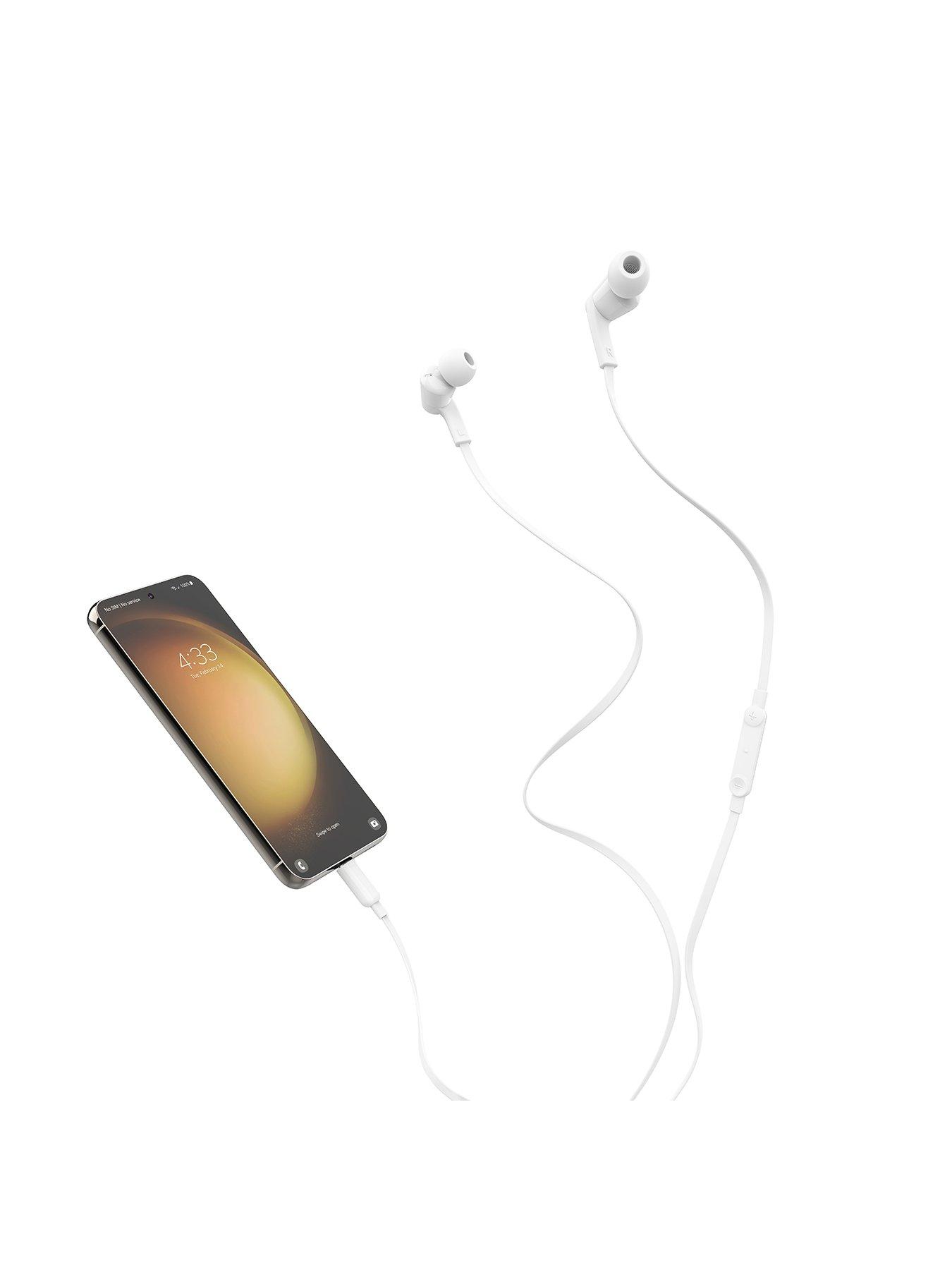 Image 3 of 6 of Belkin SOUNDFORM - Headphones with USB-C Connector, White