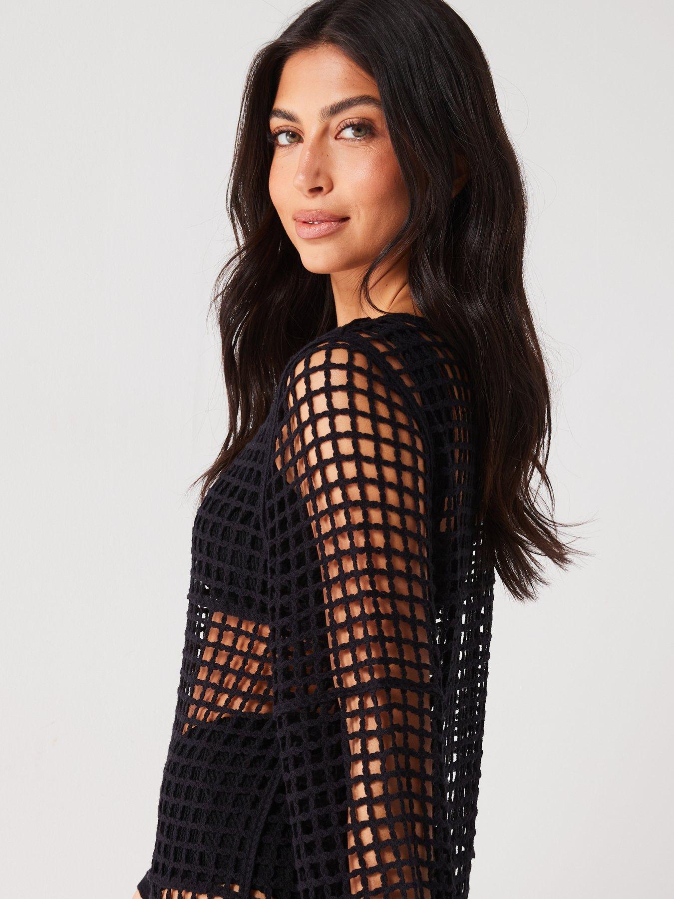 v-by-very-long-sleeve-crochet-beach-cover-up-blackoutfit