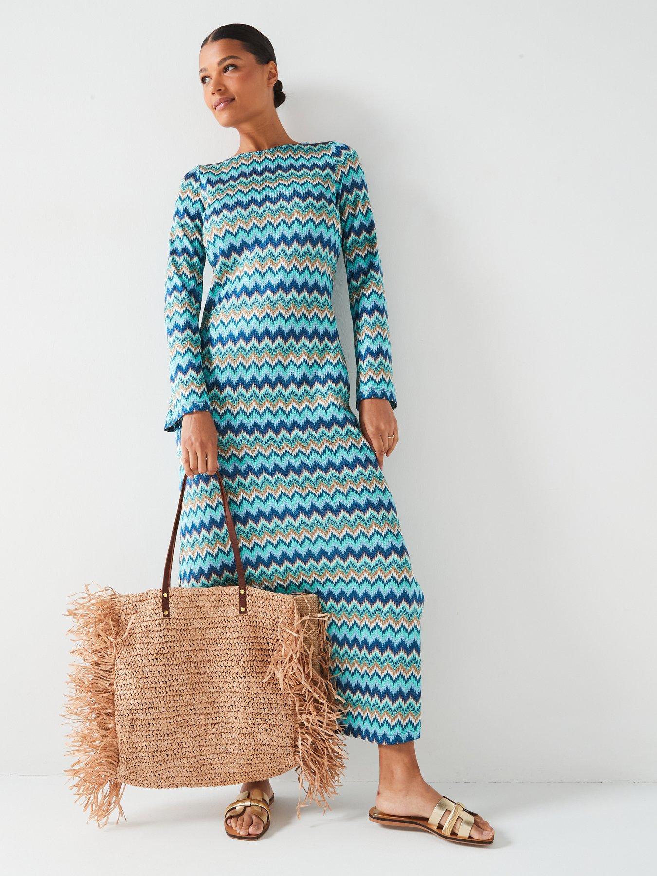 v-by-very-crochet-long-sleeve-split-maxi-dress-bluemultiback