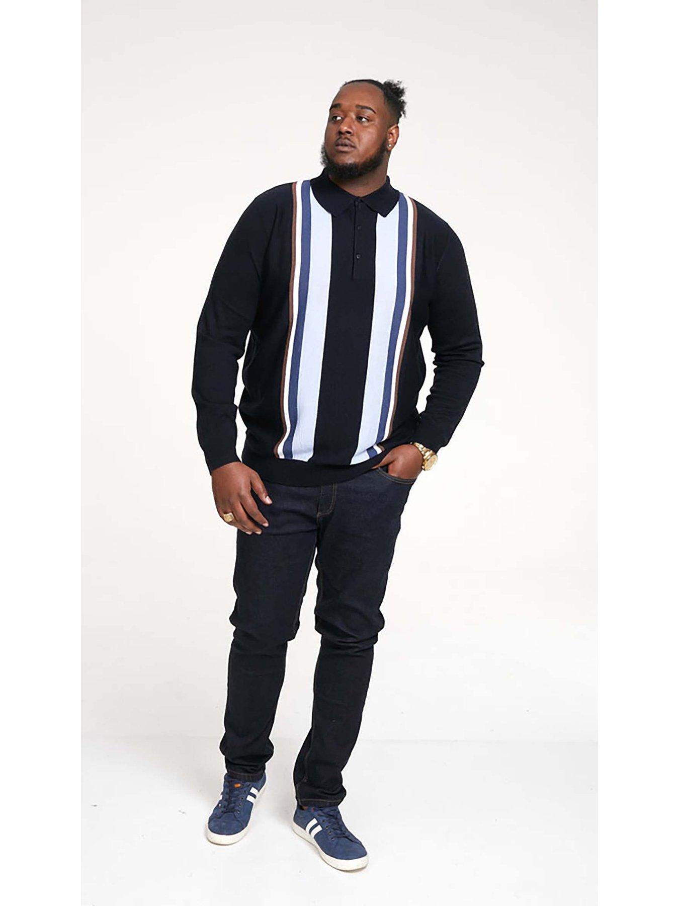 d555-knitted-polo-with-vertical-stripes-navyback