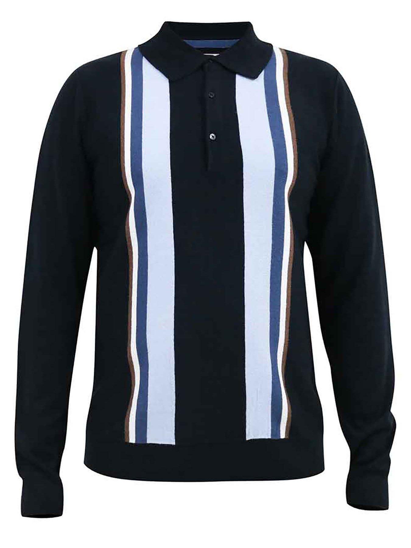 d555-knitted-polo-with-vertical-stripes-navydetail