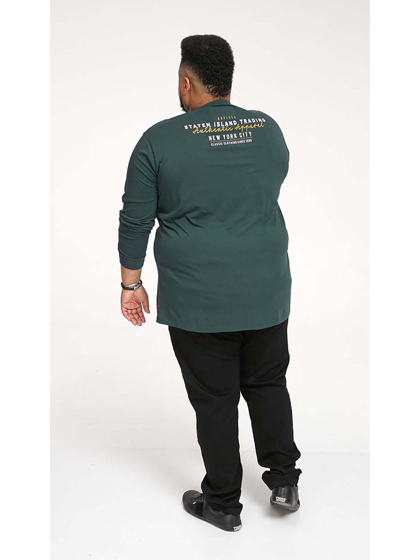 d555-front-and-back-printed-t-shirt-greenstillFront