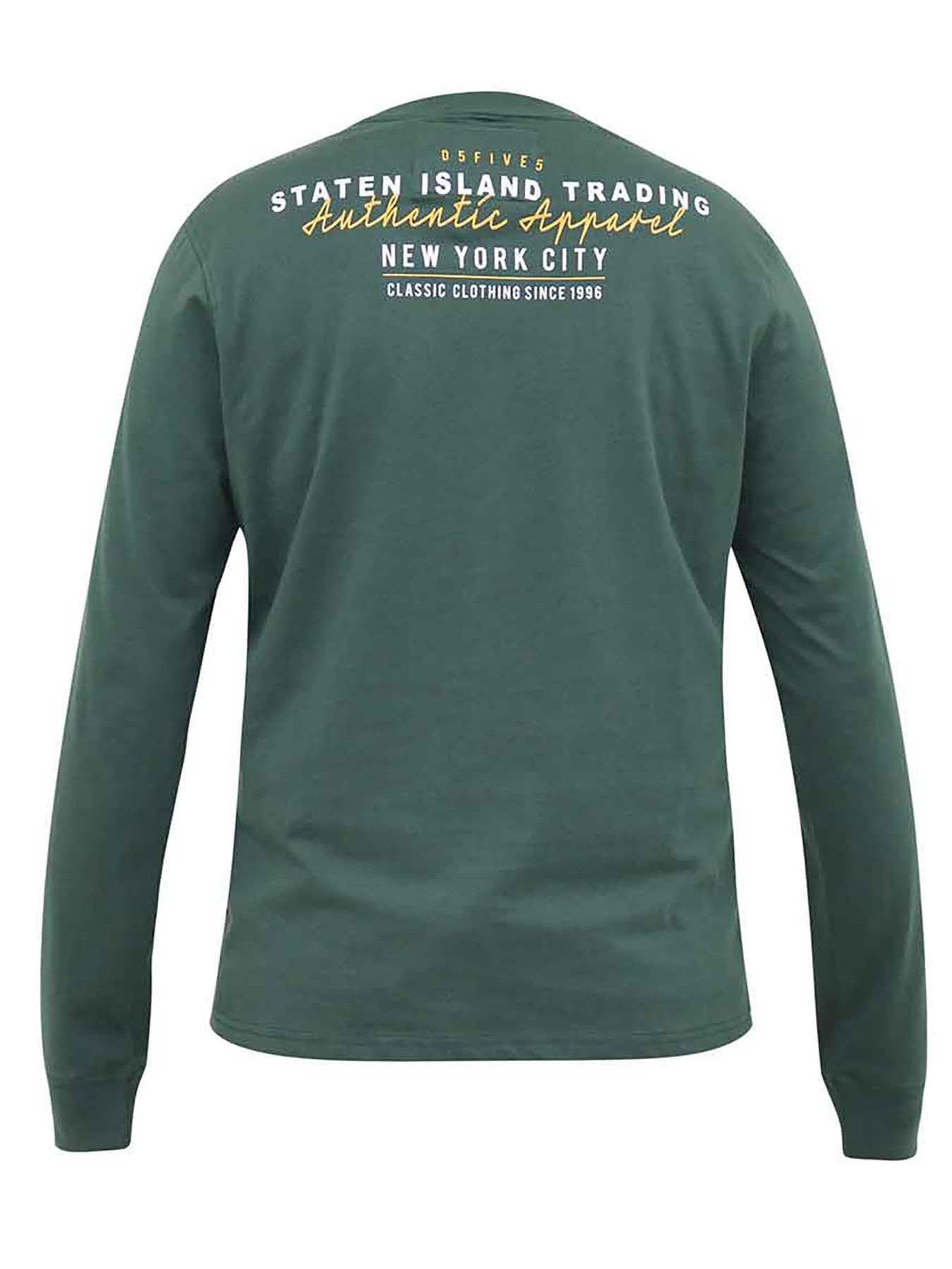 d555-front-and-back-printed-t-shirt-greendetail