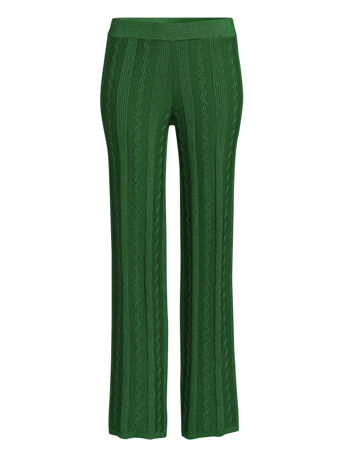 michelle-keegan-knitted-metallic-co-ordnbsptrousers-greennbspdetail