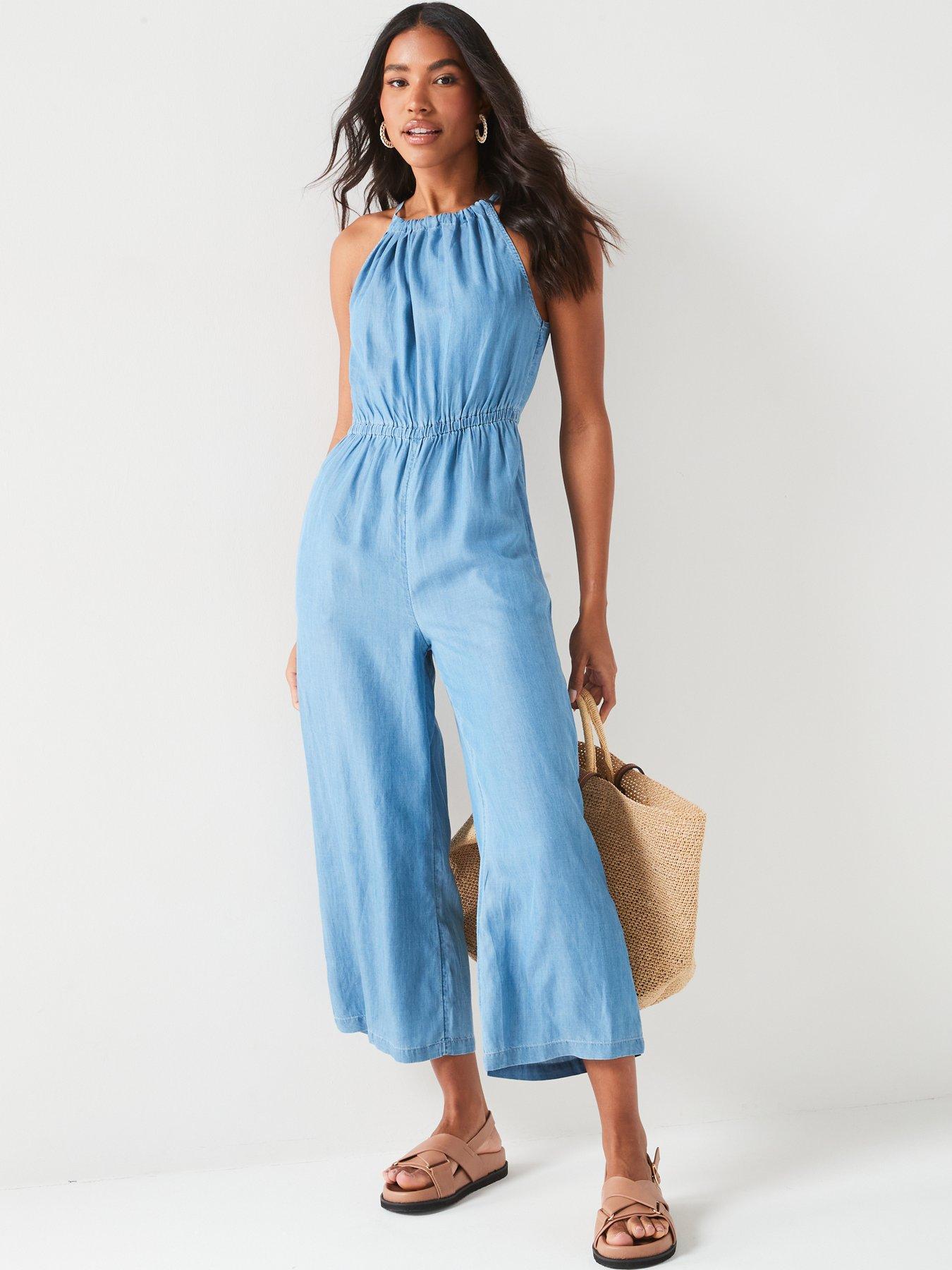 v-by-very-easy-high-neck-supersoft-denim-jumpsuitback