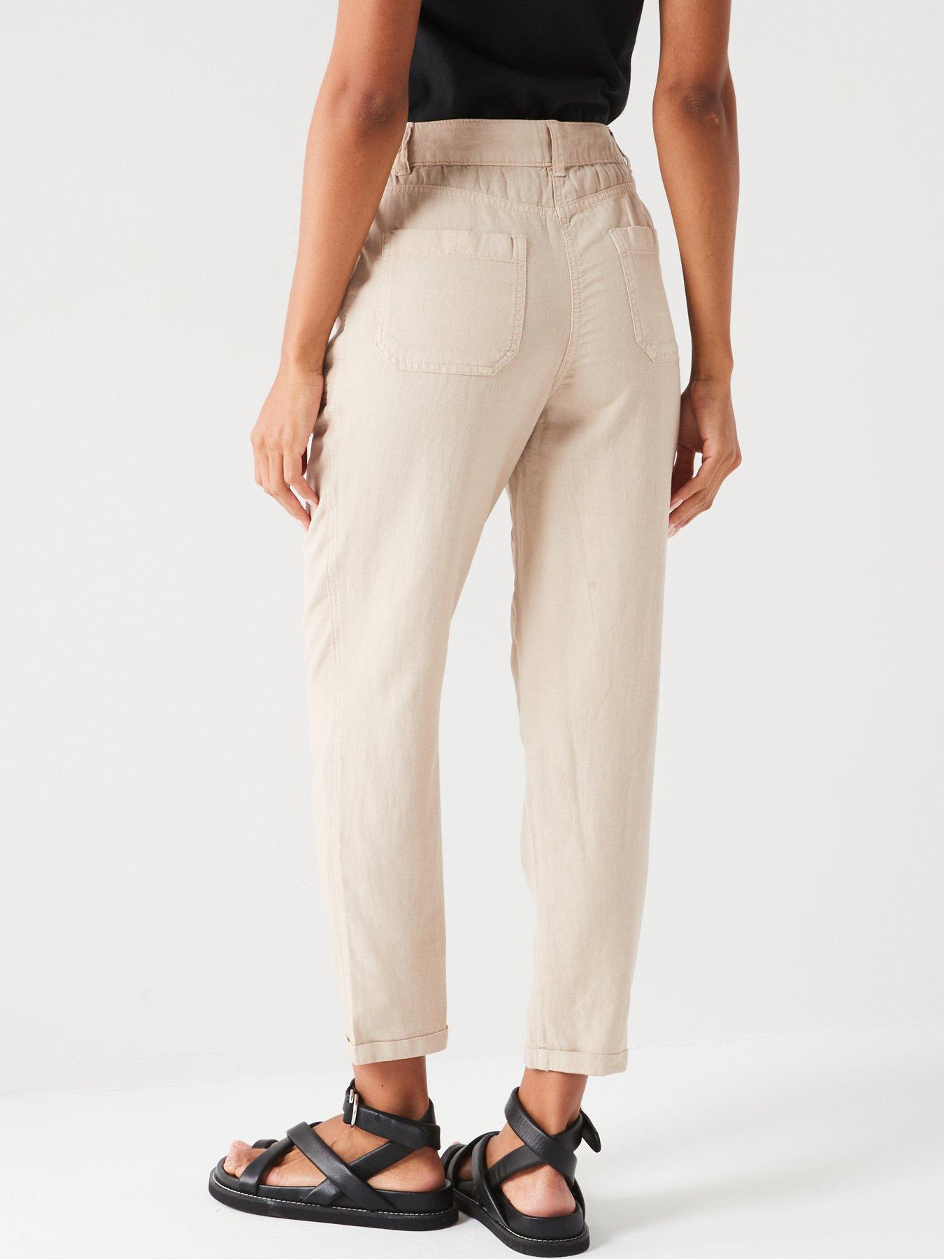 v-by-very-linen-blend-5-pocket-trouser-naturalstillFront