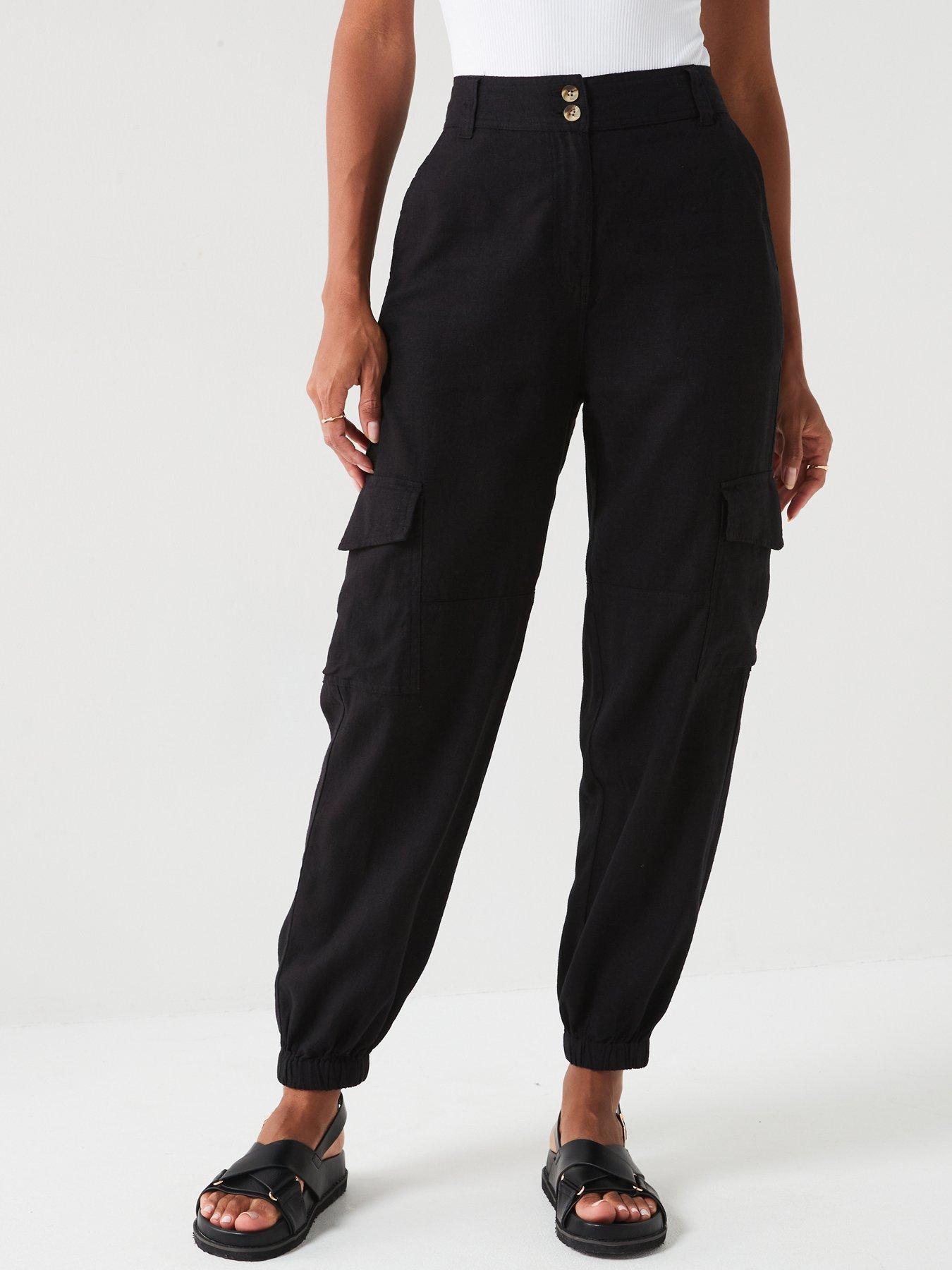 v-by-very-cargo-linen-blend-cuffed-hem-trousers