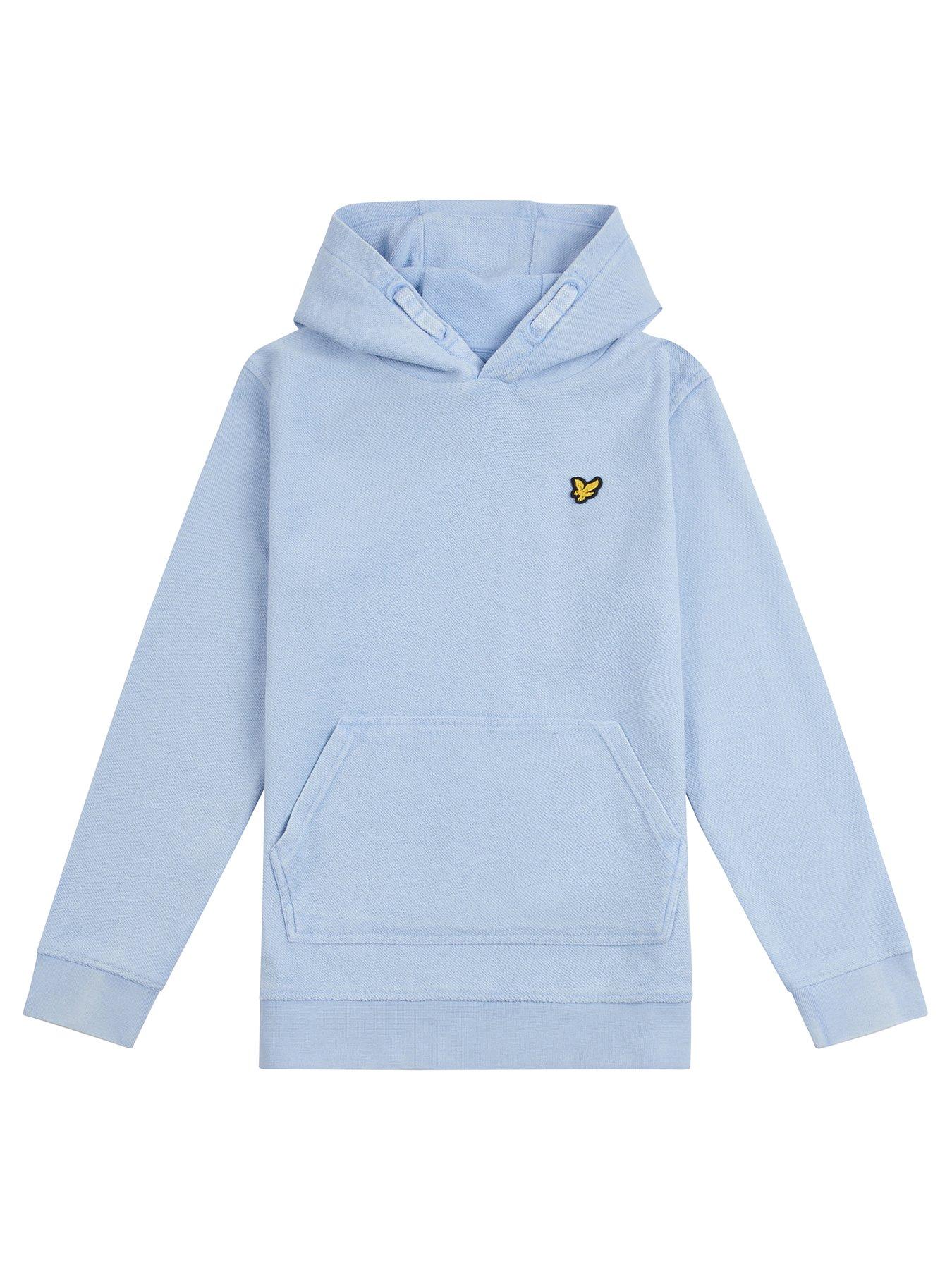 Lyle & Scott Boys Garment Washed Reverse Loopback Hoodie ...