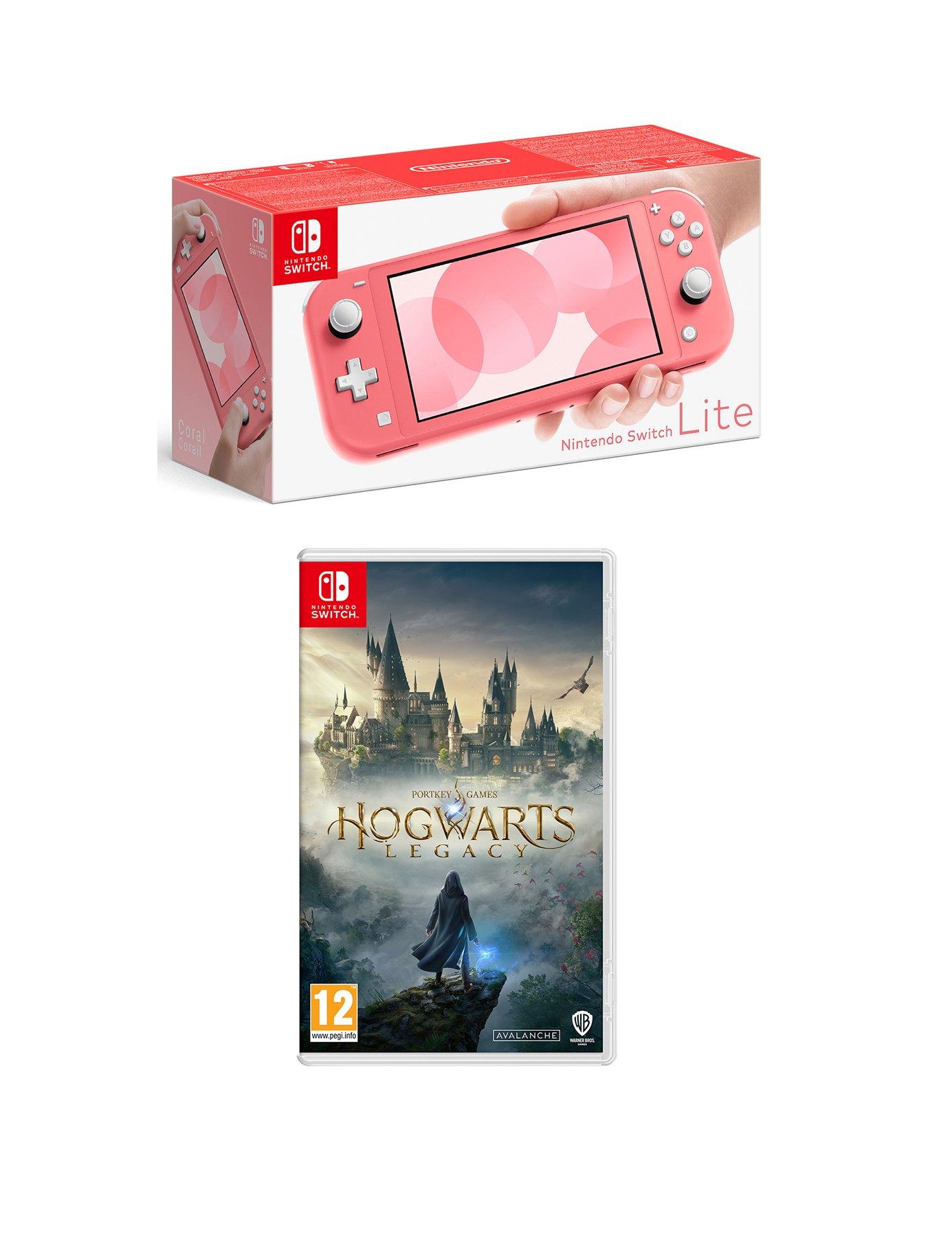 Image of Nintendo Switch Lite Nintendo Switch Lite Yellow Console with  &  Hogwarts Legacy