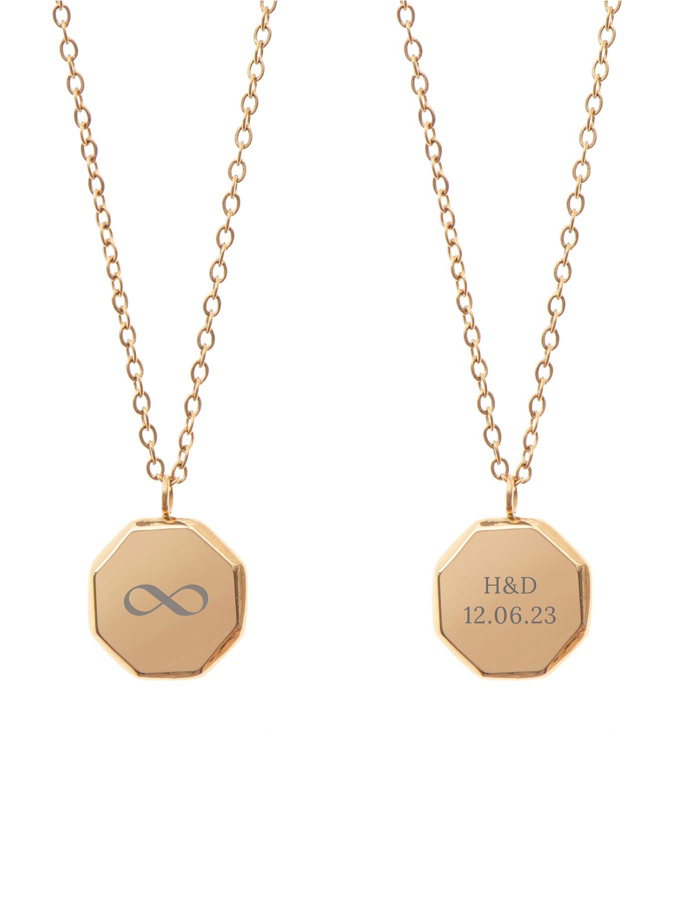 treat-republic-personalised-mens-gold-infinity-octagon-pendant-necklacedetail