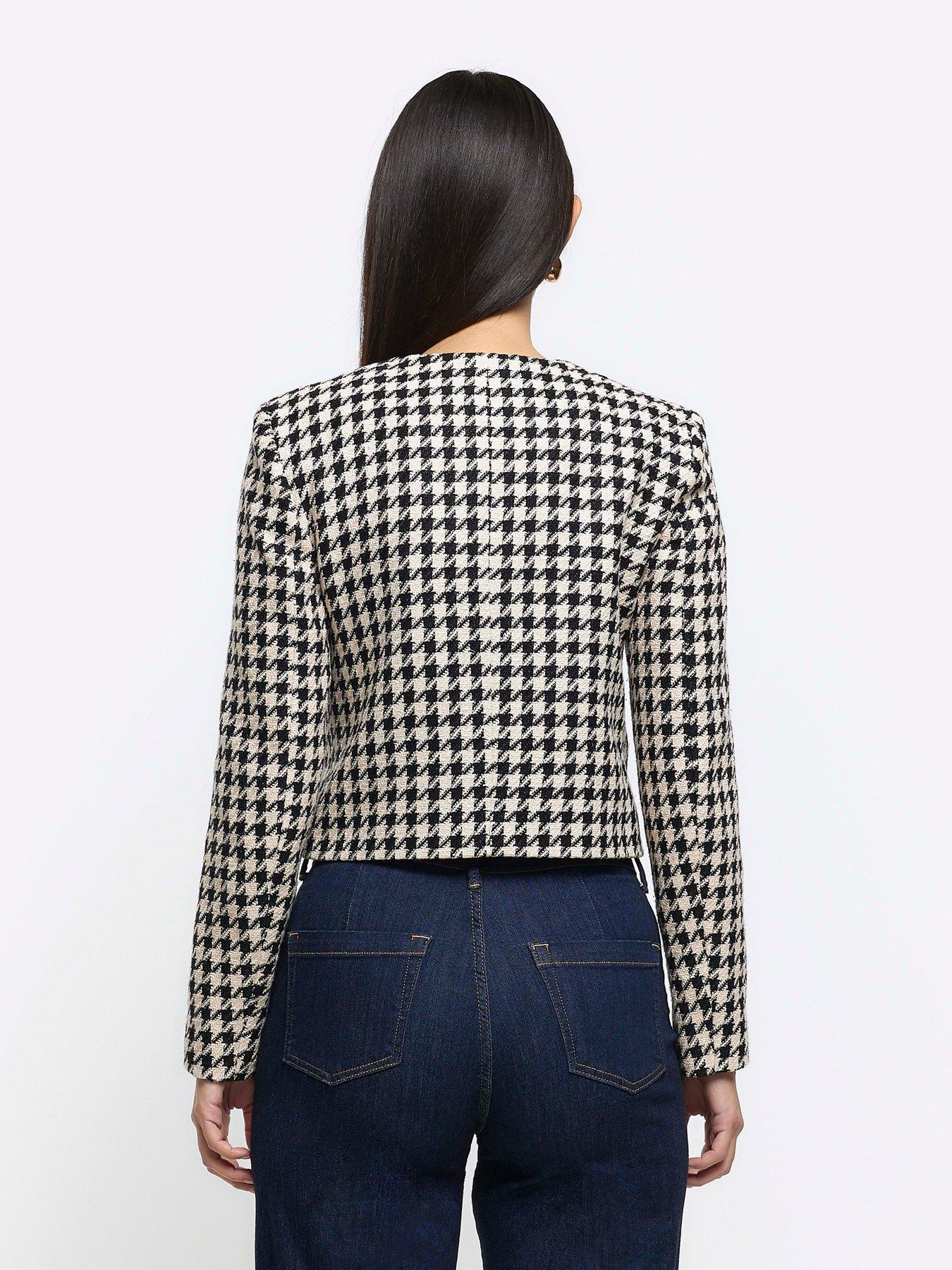 River island sale dogtooth jacket