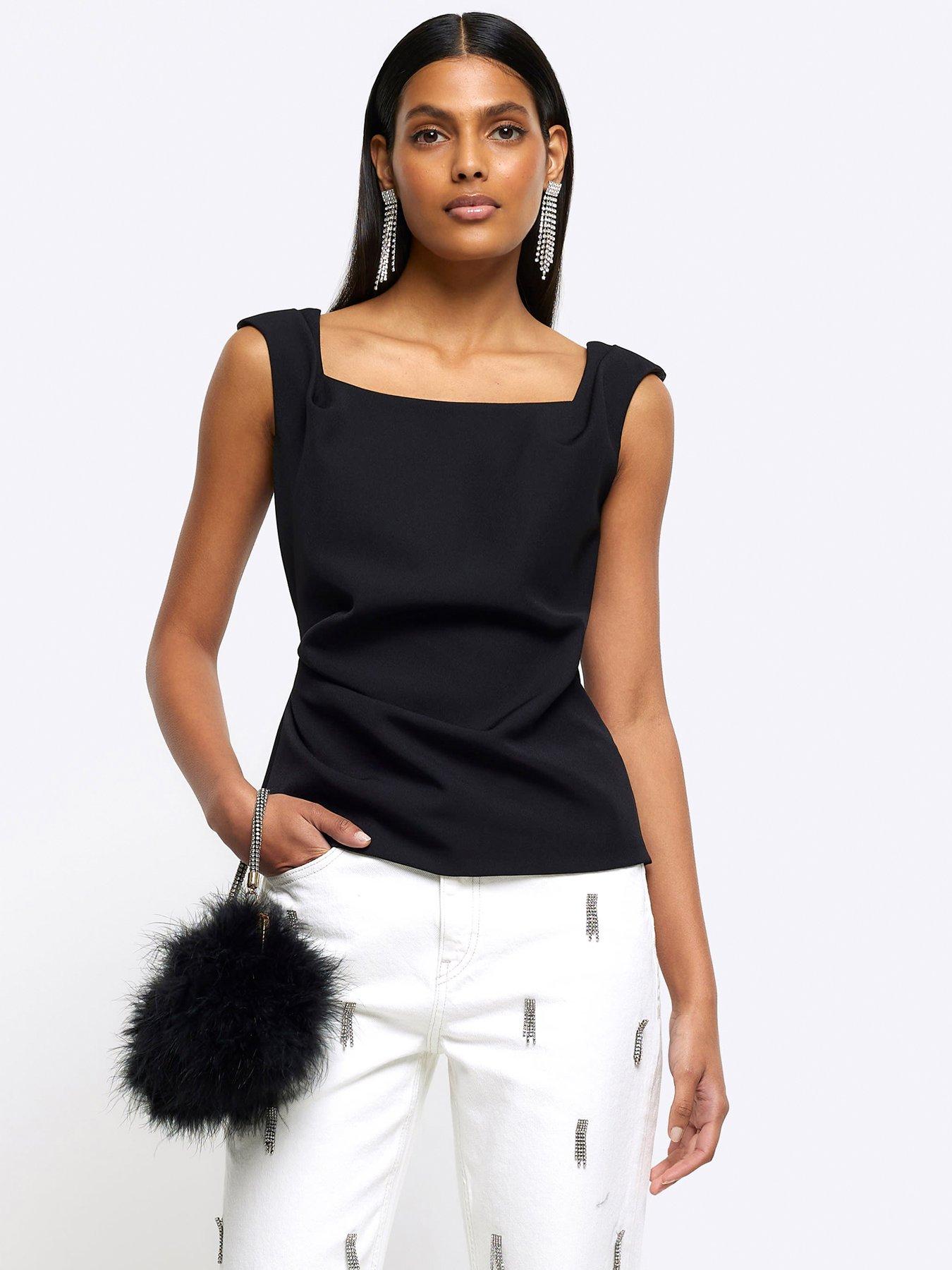 river-island-structured-tank-top-black