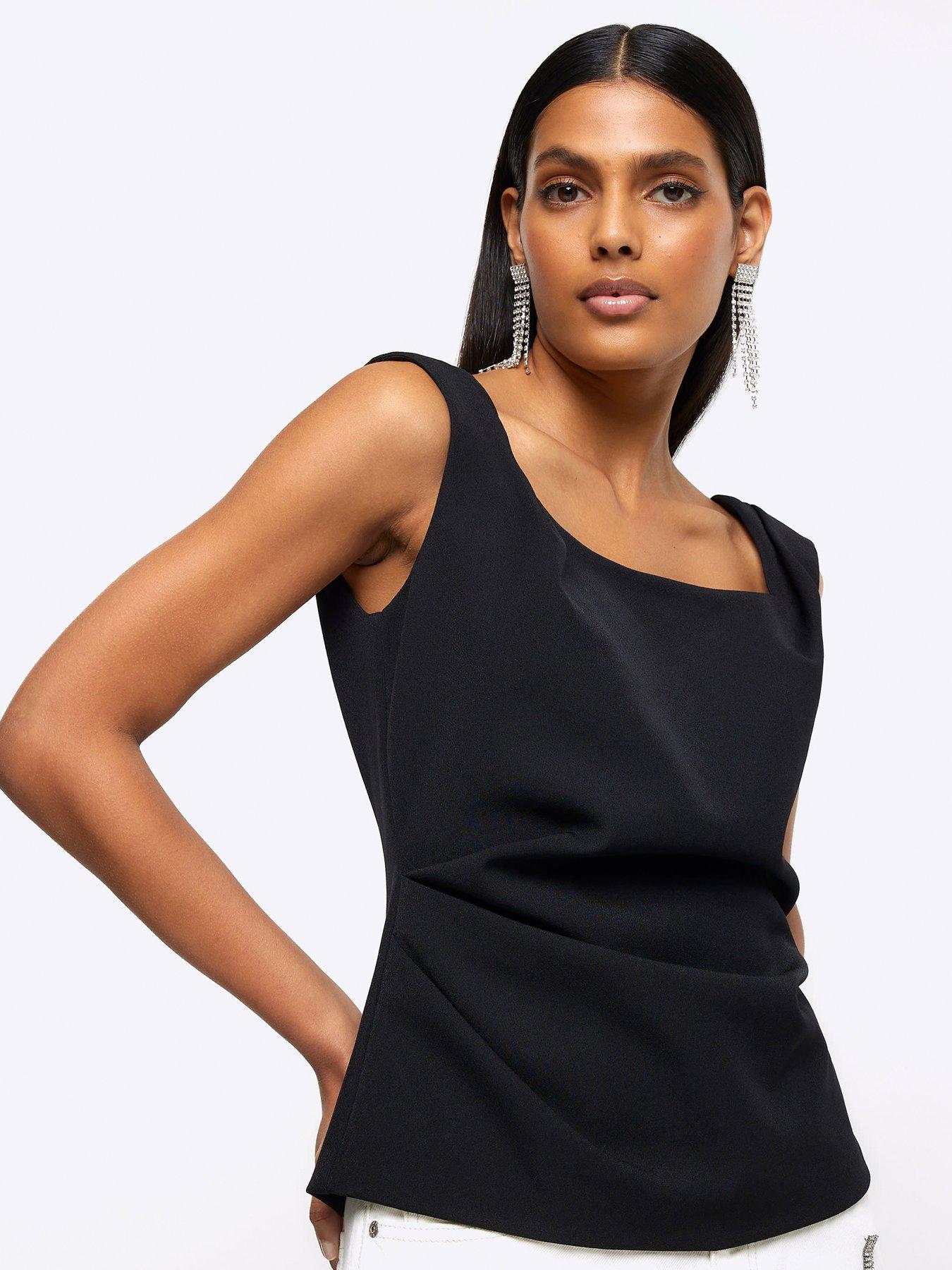 river-island-structured-tank-top-blackdetail