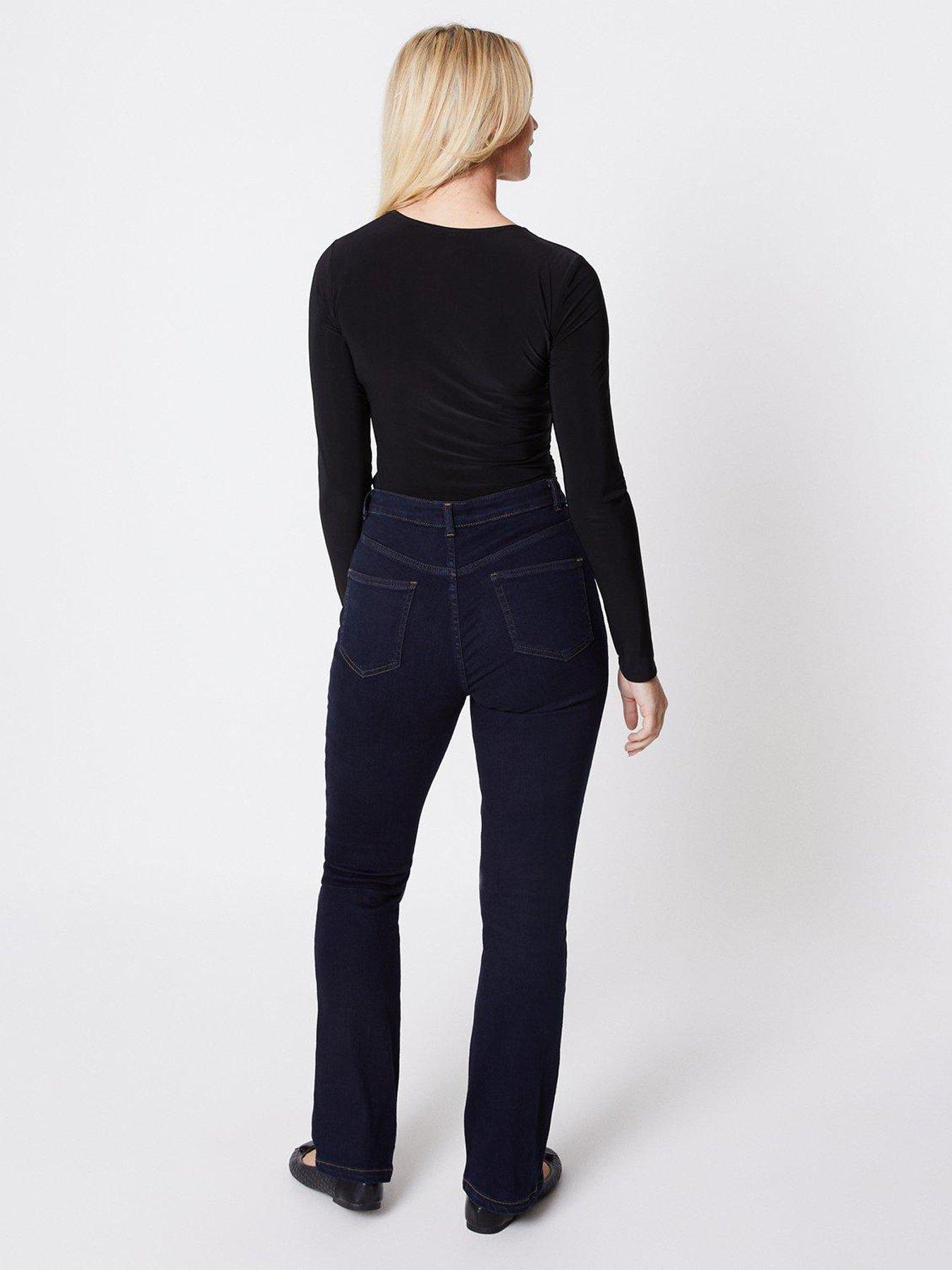 Dorothy Perkins Comfort Stretch Bootcut Jeans - Blue