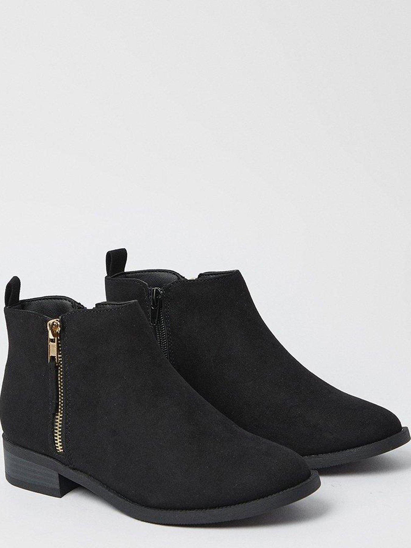 Dorothy perkins black suede ankle outlet boots