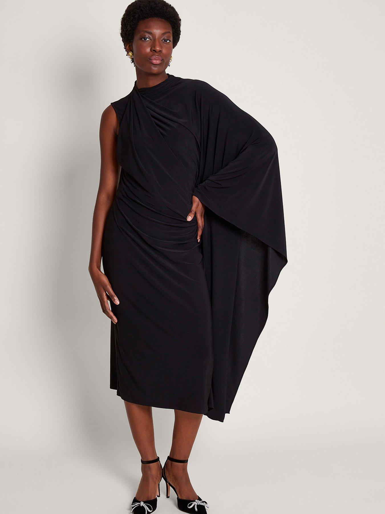 monsoon-drew-drape-midaxi-dress-black