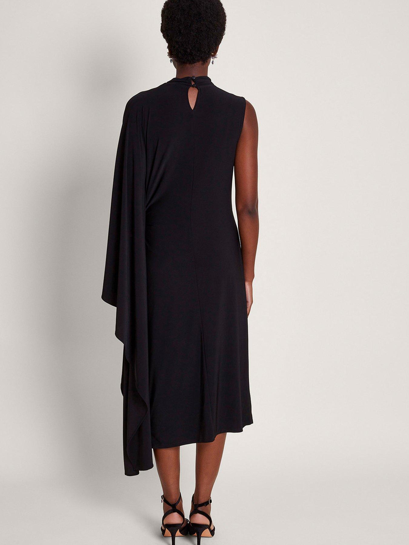 monsoon-drew-drape-midaxi-dress-blackstillFront