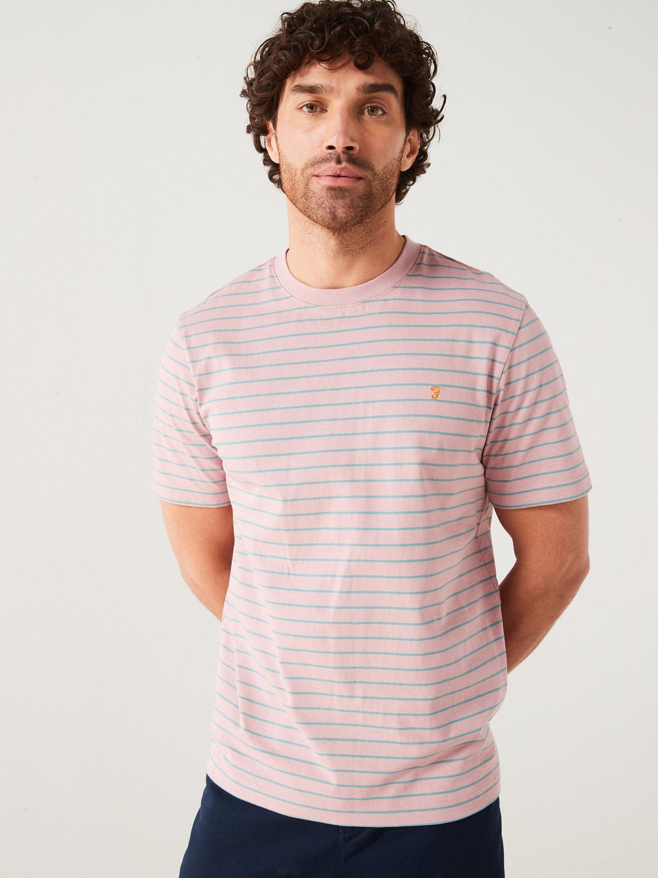 farah-farah-oakland-regular-fit-striped-t-shirt-pinkdetail