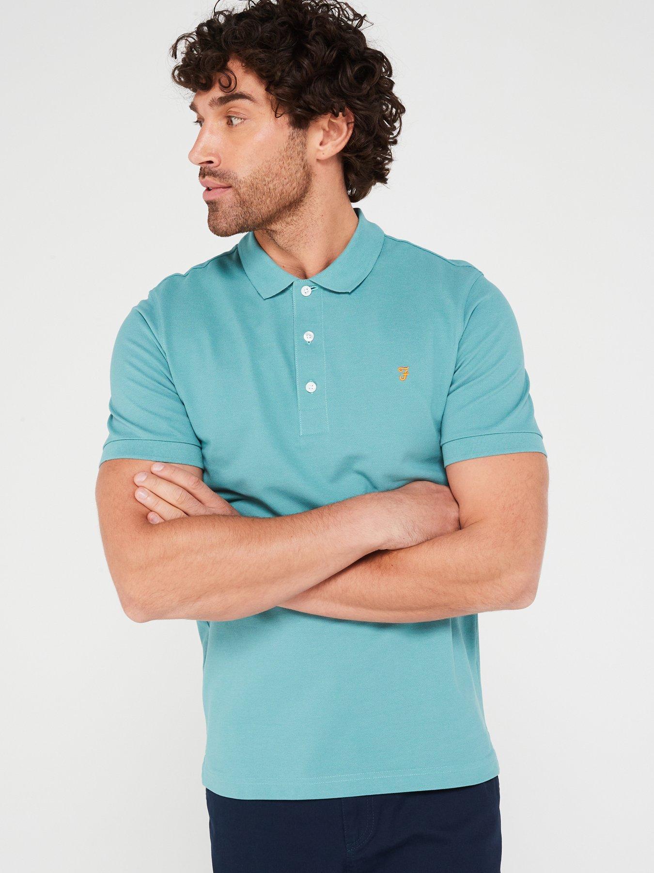 farah-farah-blanes-slim-fit-polo-shirt-green