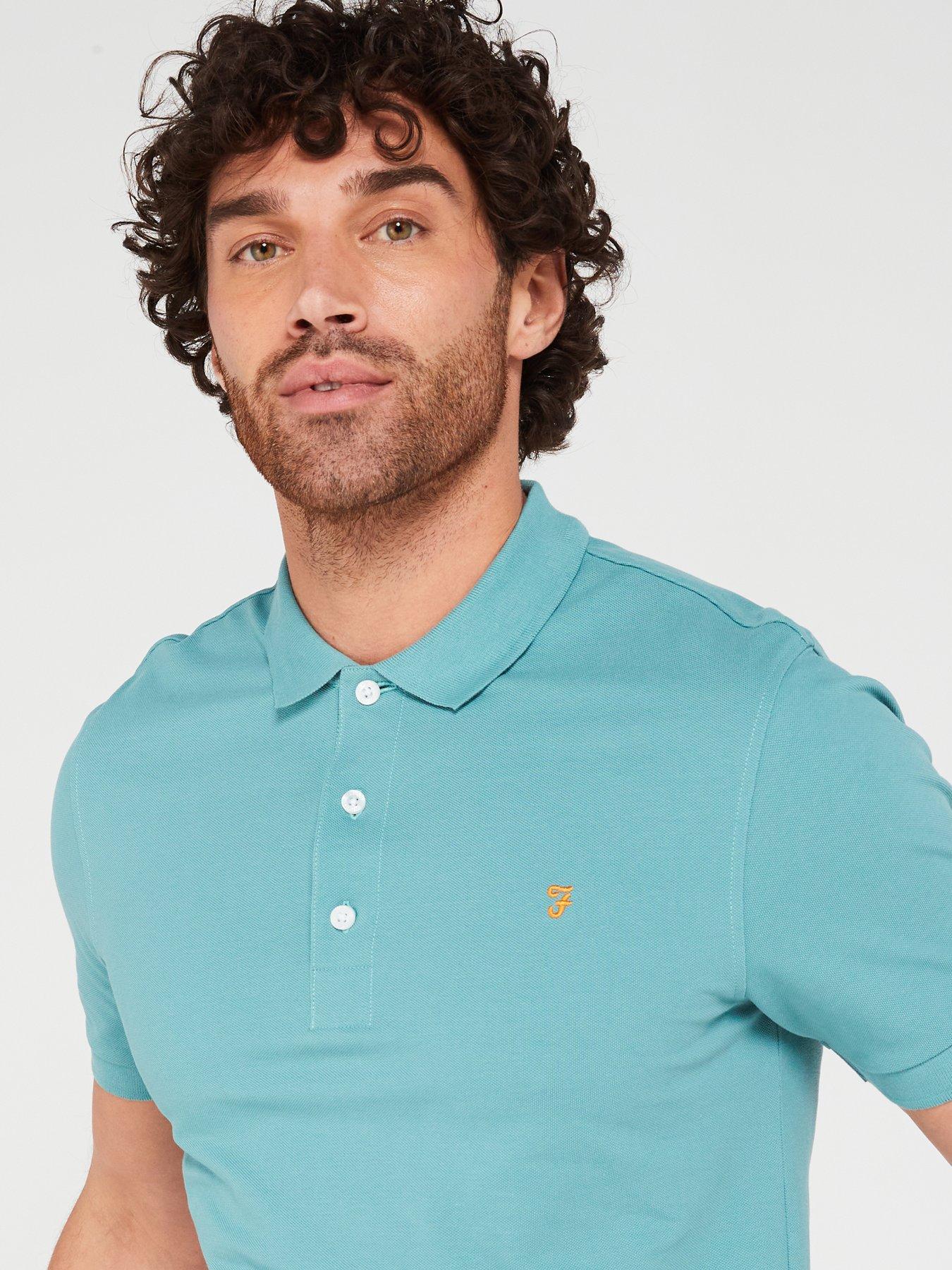 farah-farah-blanes-slim-fit-polo-shirt-greenoutfit