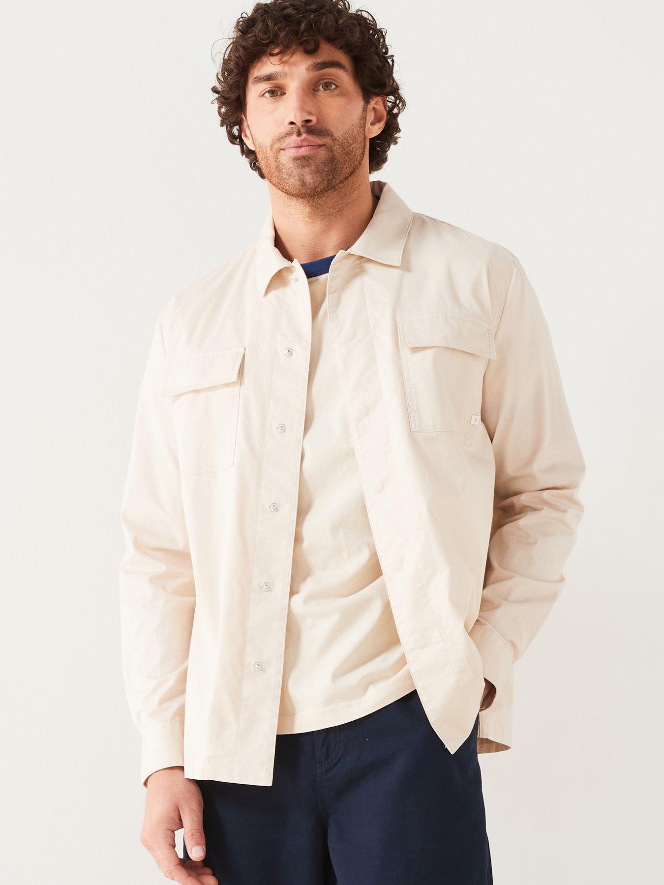 Men's Shirt Calvin Klein Slim Plain collar French Long sleeve