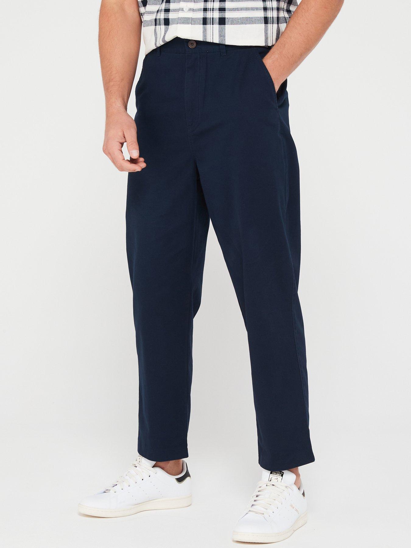 Farah Hawtin Taper Fit Trousers - Navy