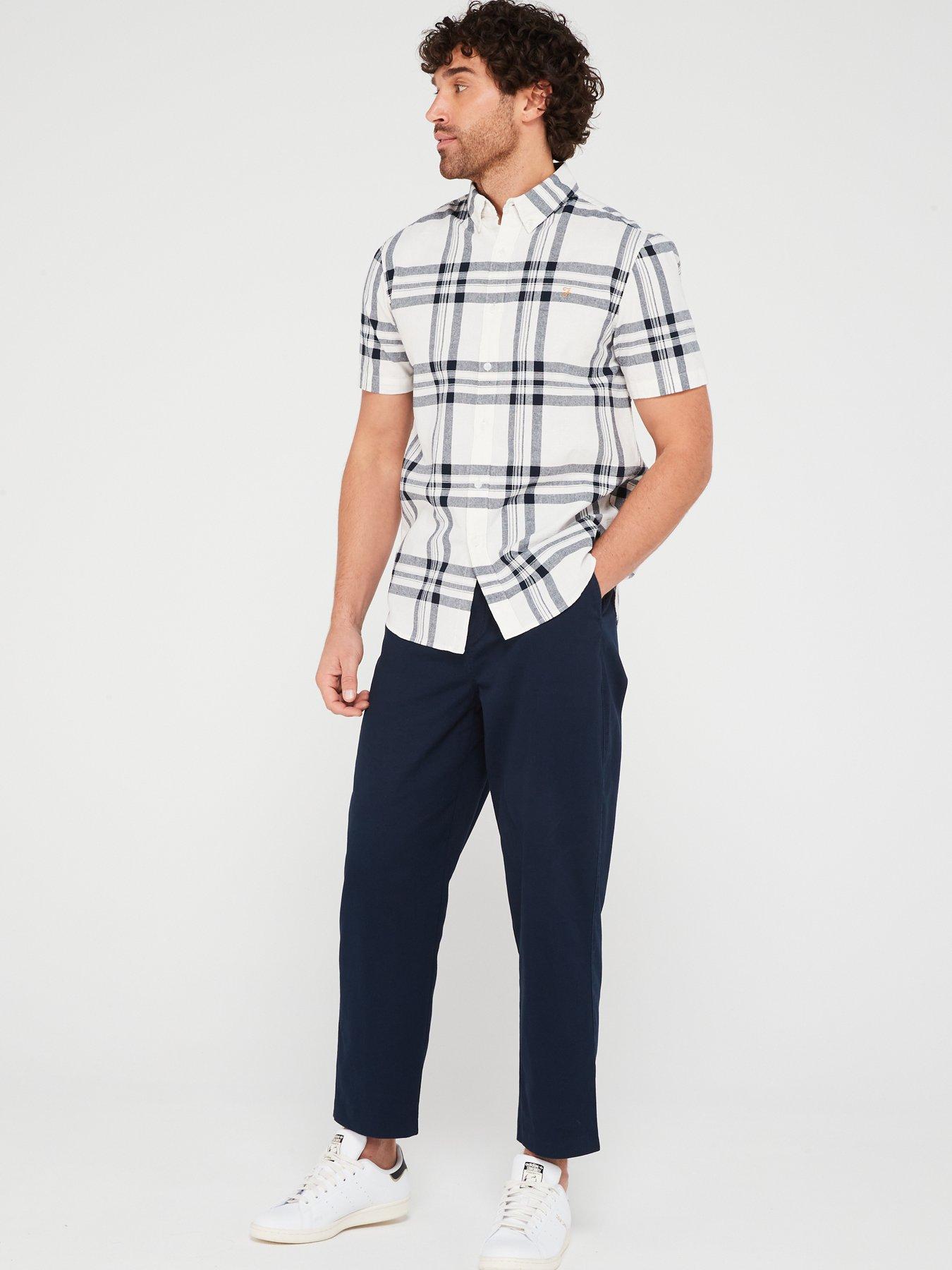 farah-farah-hawtin-taper-fit-trousers-navyback