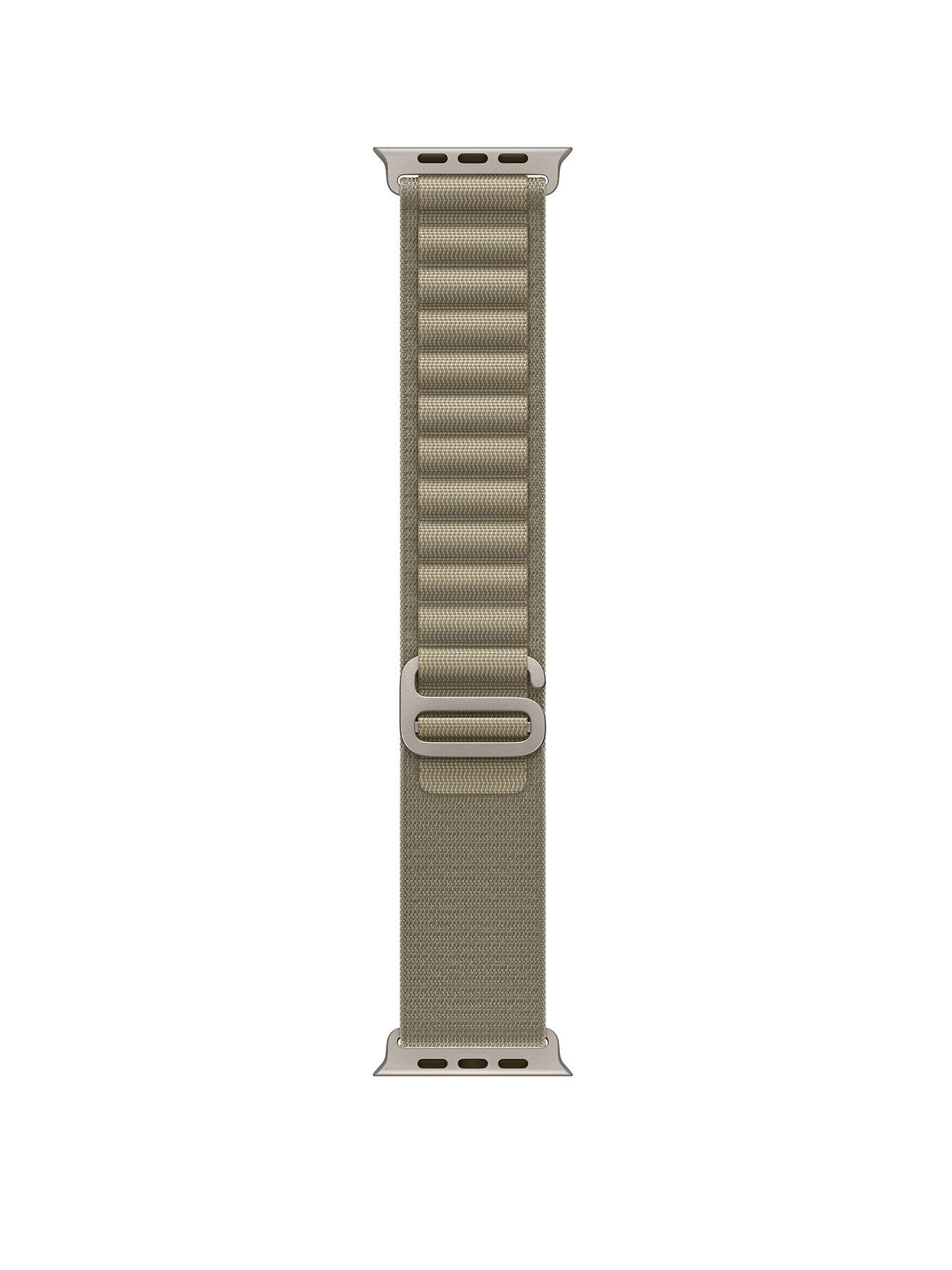 Apple Watch 49mm Olive Alpine Loop - Medium