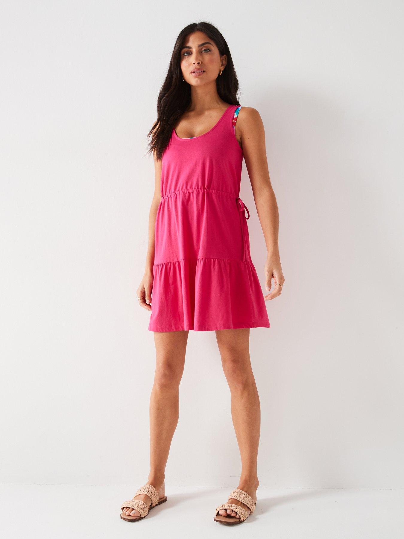 everyday-tie-detail-scoop-neck-dress-pinkback