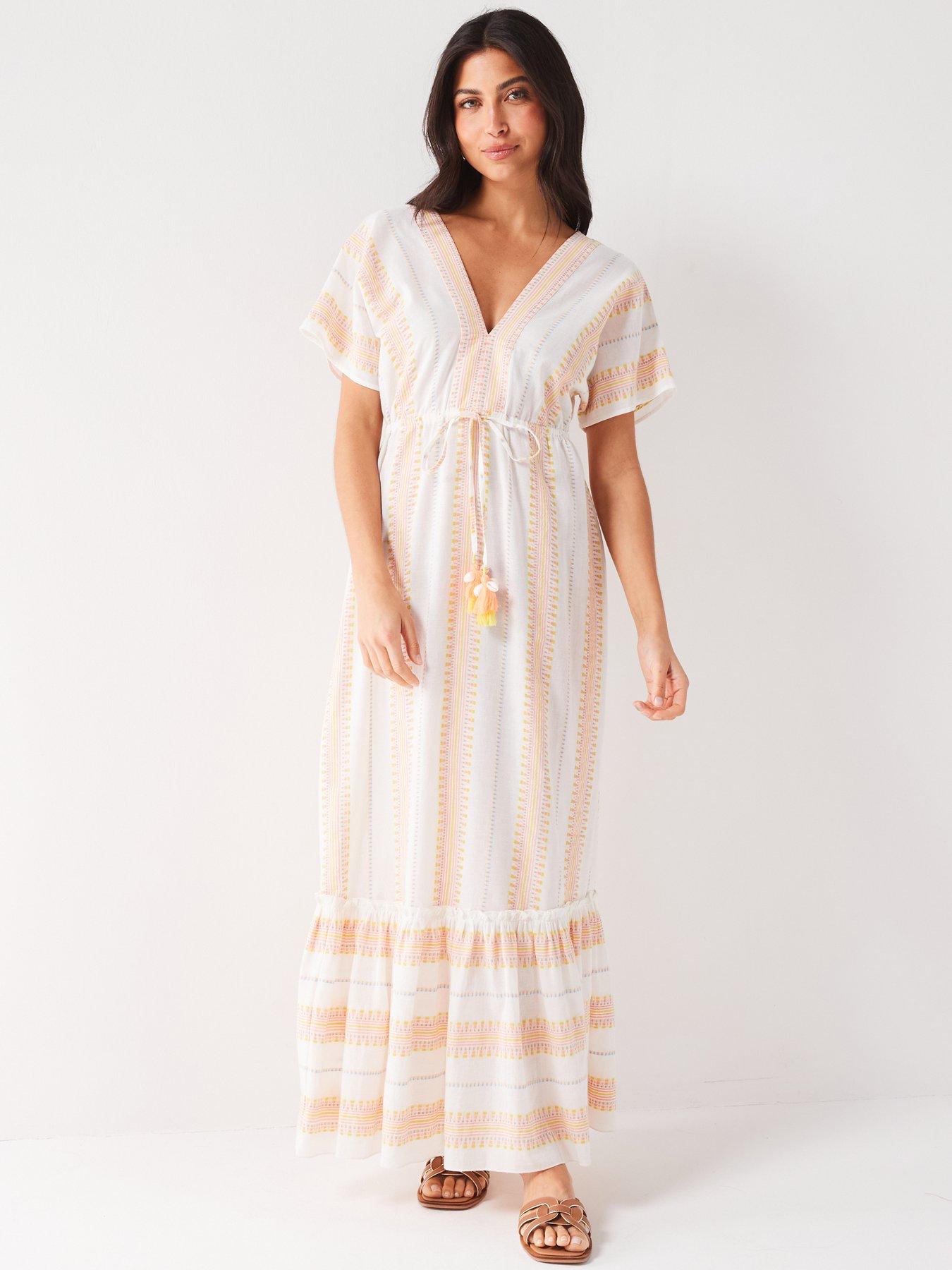 v-by-very-neon-stitch-stripe-cotton-maxi-beachnbspdress-white