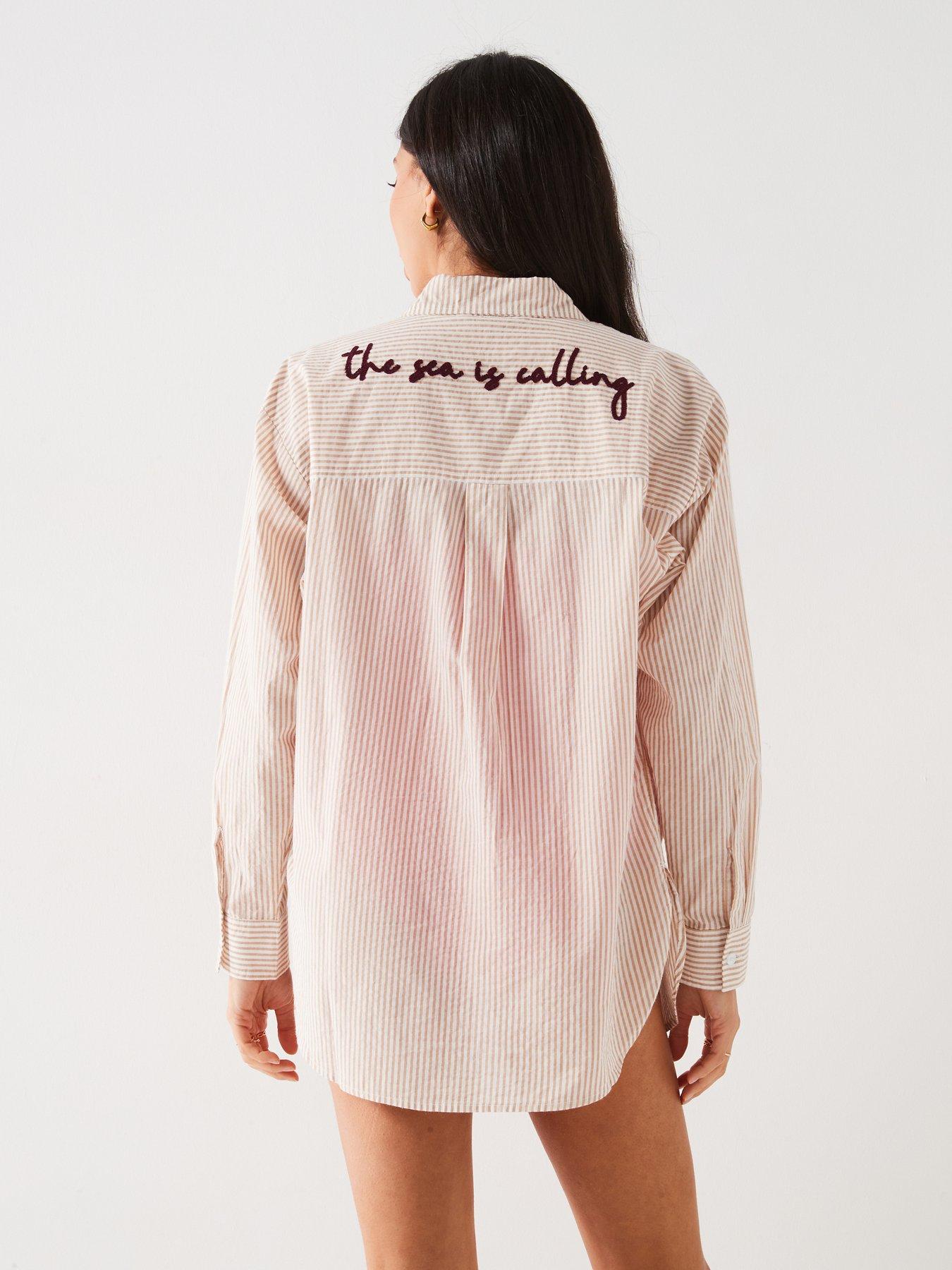 v-by-very-cotton-stripe-beach-co-ord-slogan-back-shirt-beige