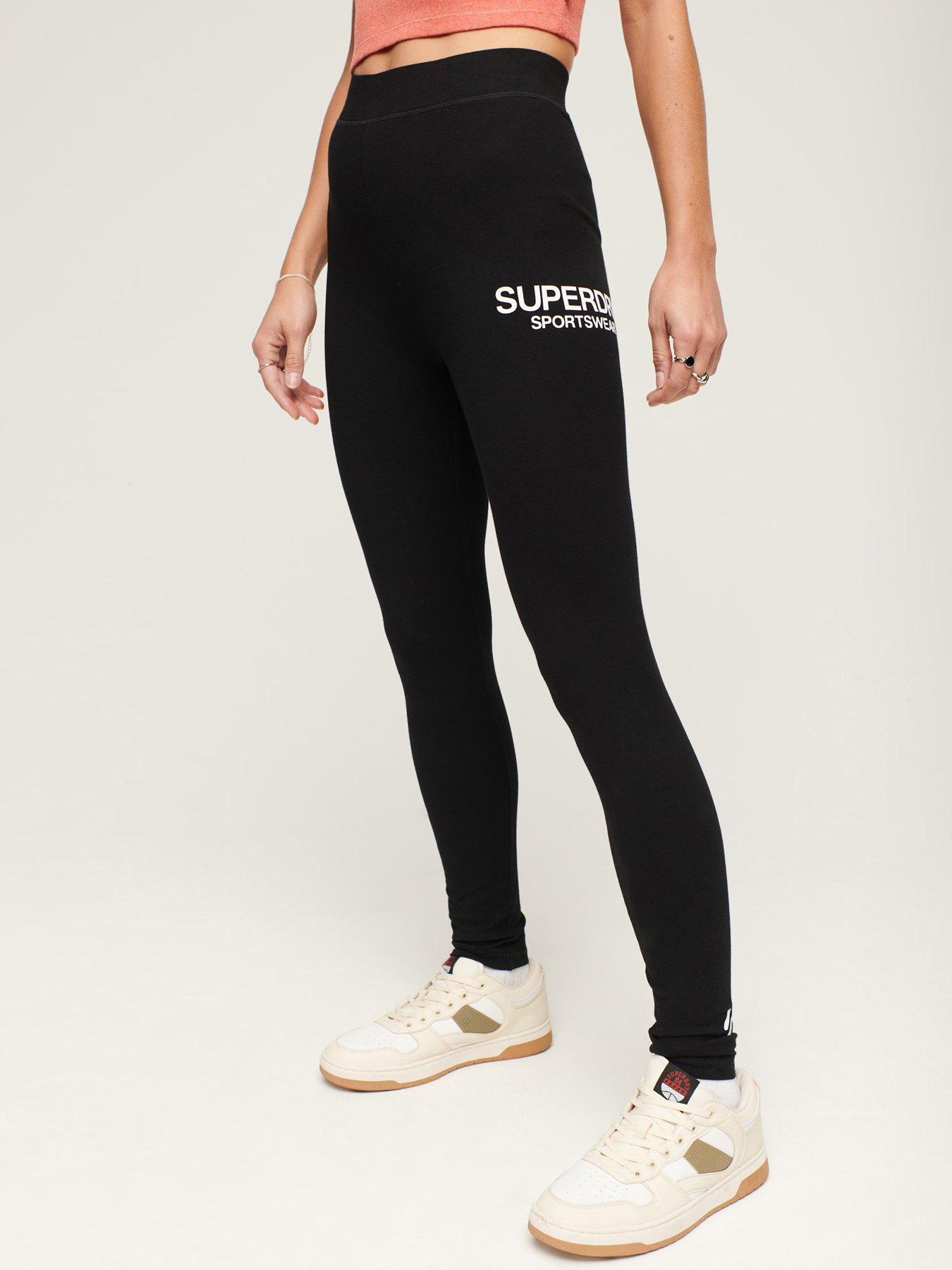 Superdry Sport Train Branded Elastic Legging - Leggings & Tights 