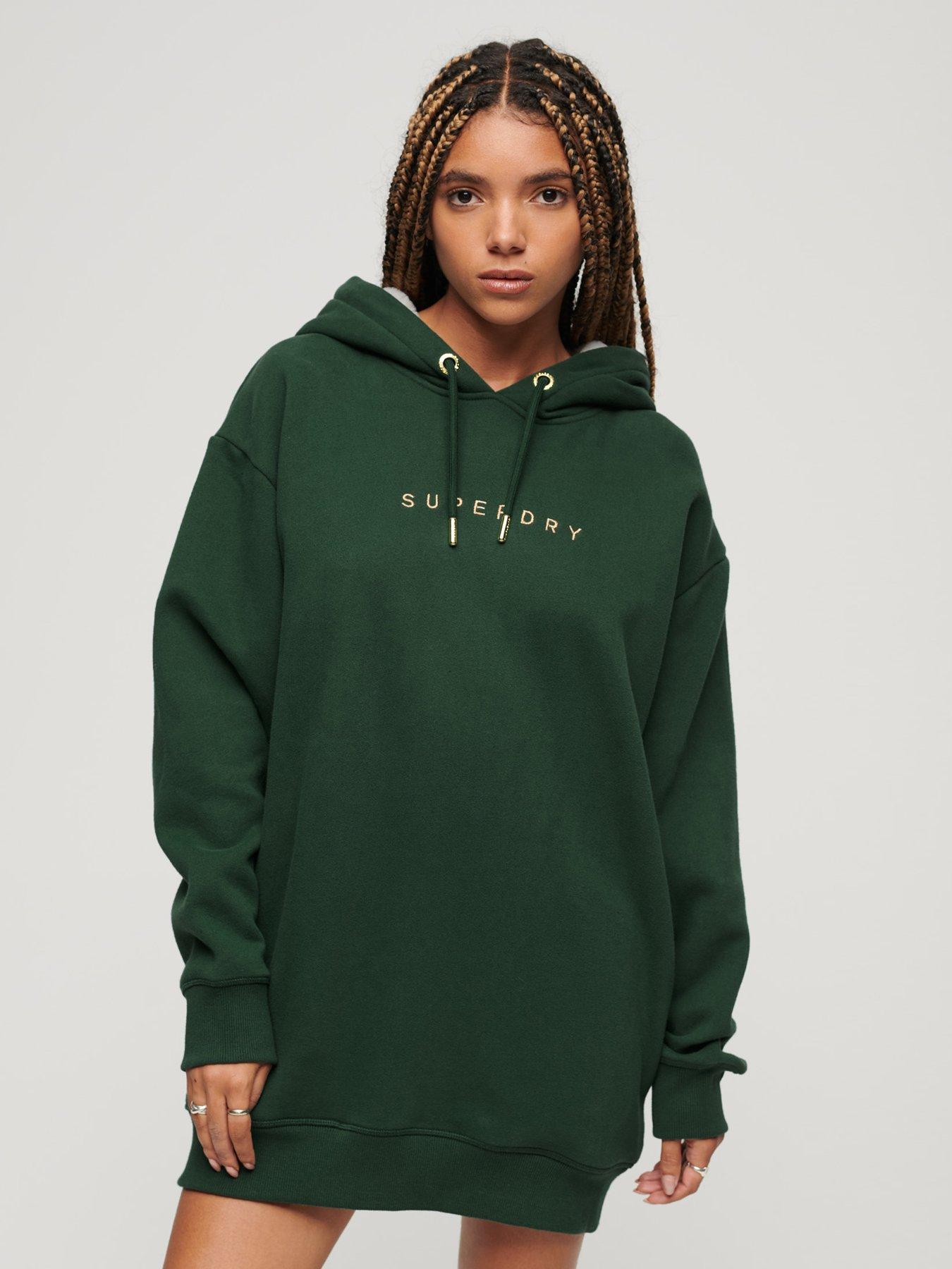 Womens Luxe Oversized Hoodie Dress