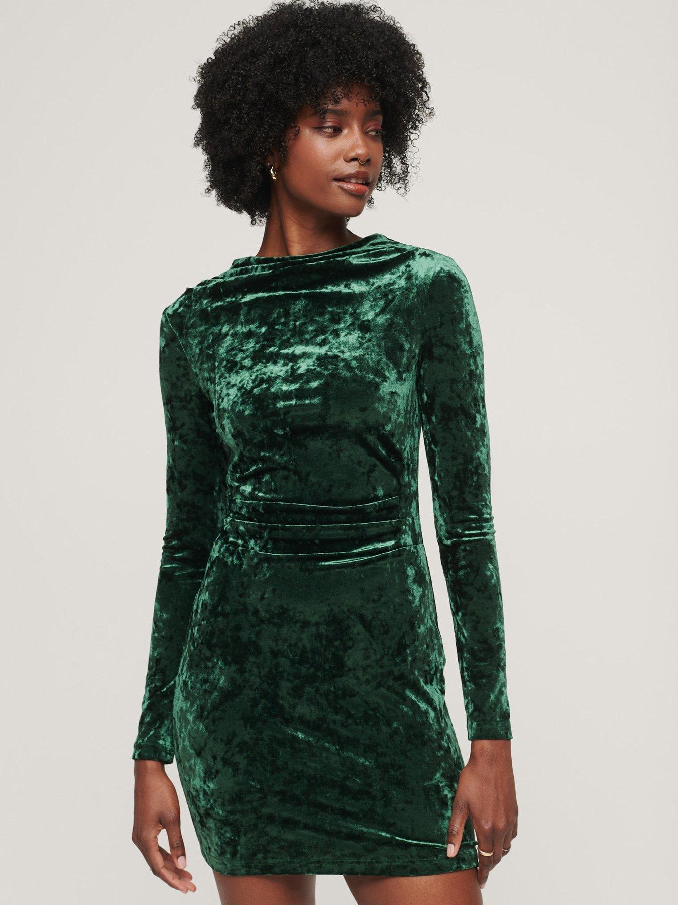 Fatface velvet simone dress best sale