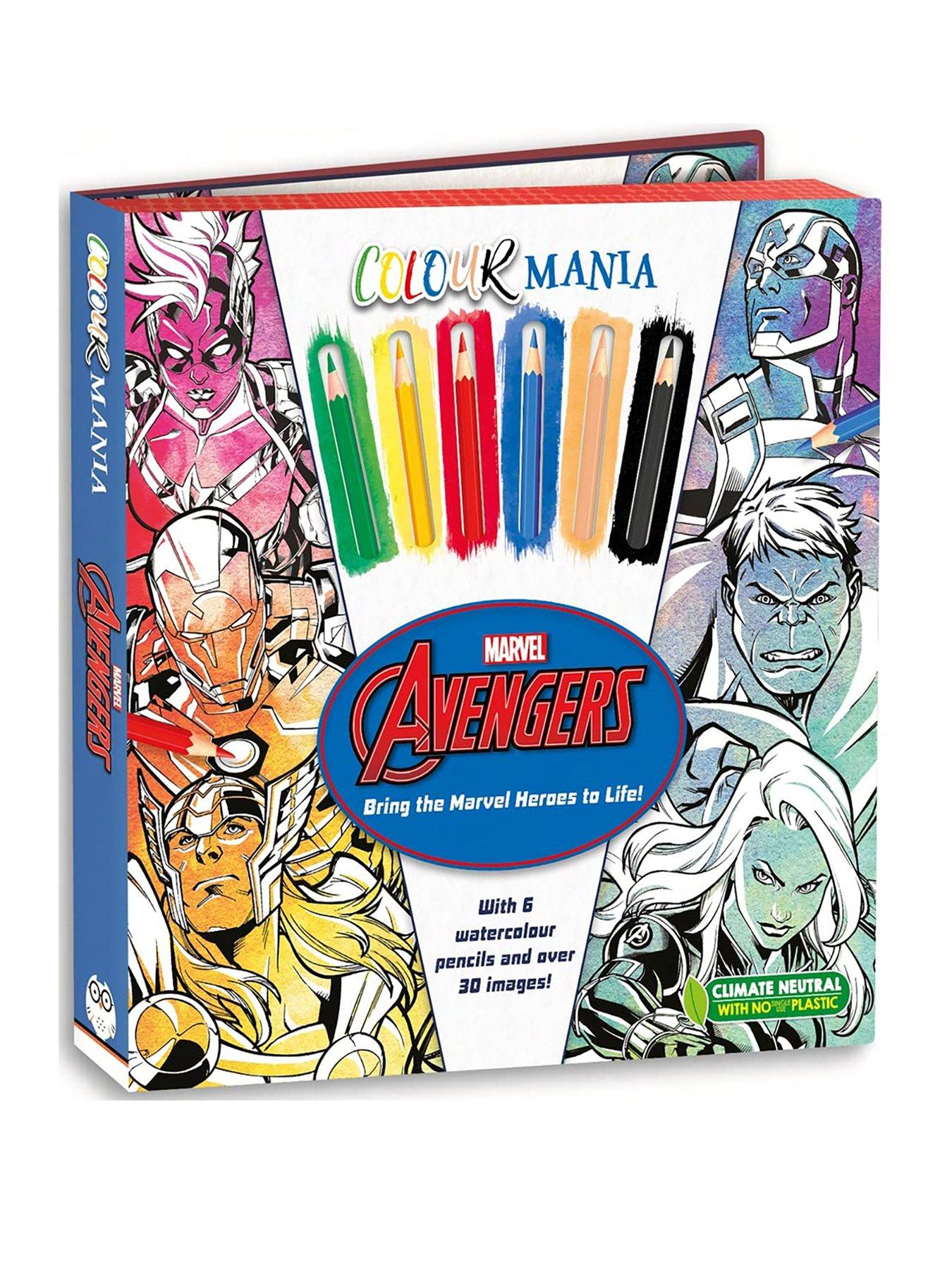 Image 1 of 3 of Marvel Avengers - Colouring Book and Pencil Set