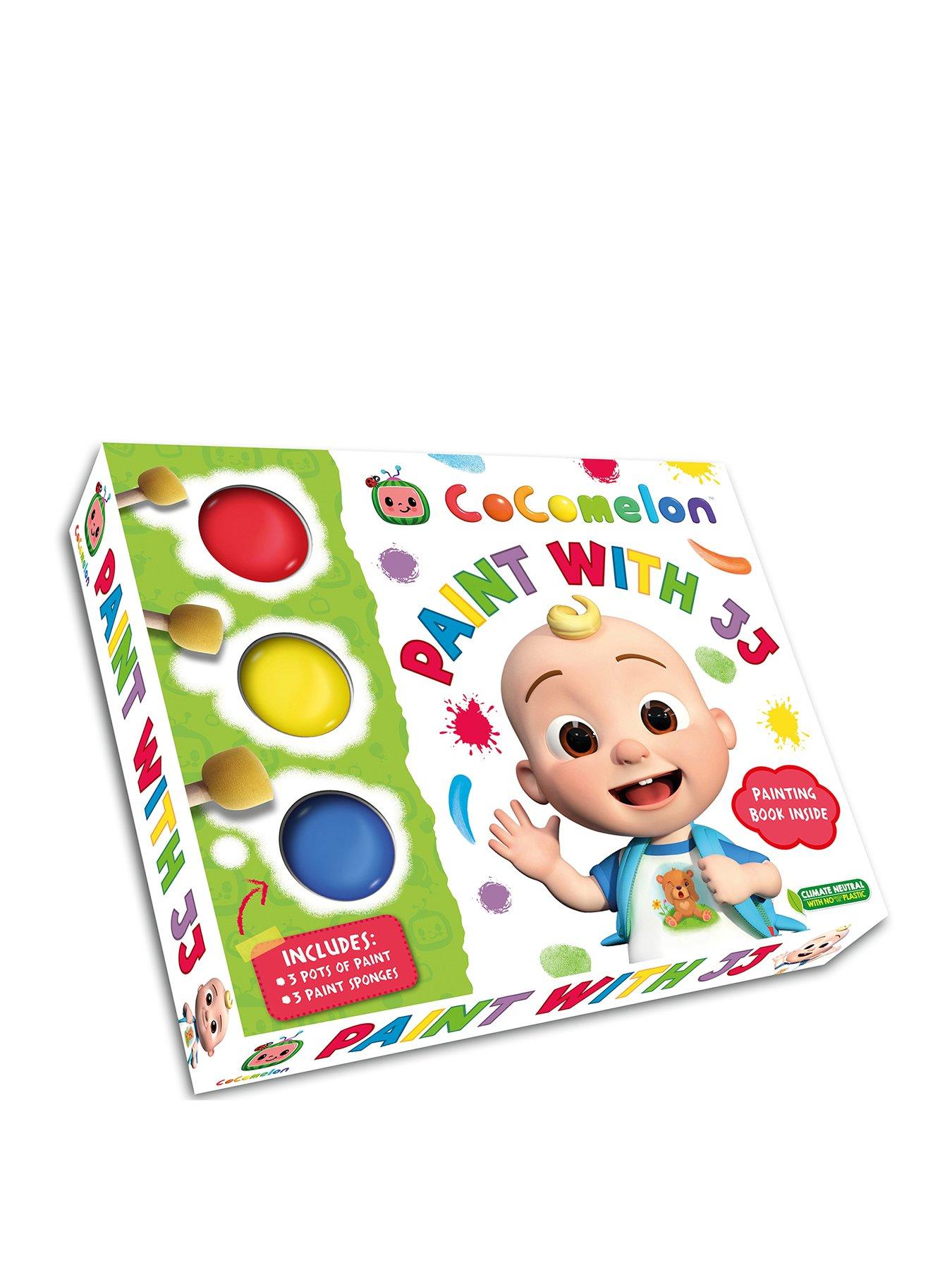 Image 1 of 3 of Cocomelon Sponge Art Book - Paint with JJ