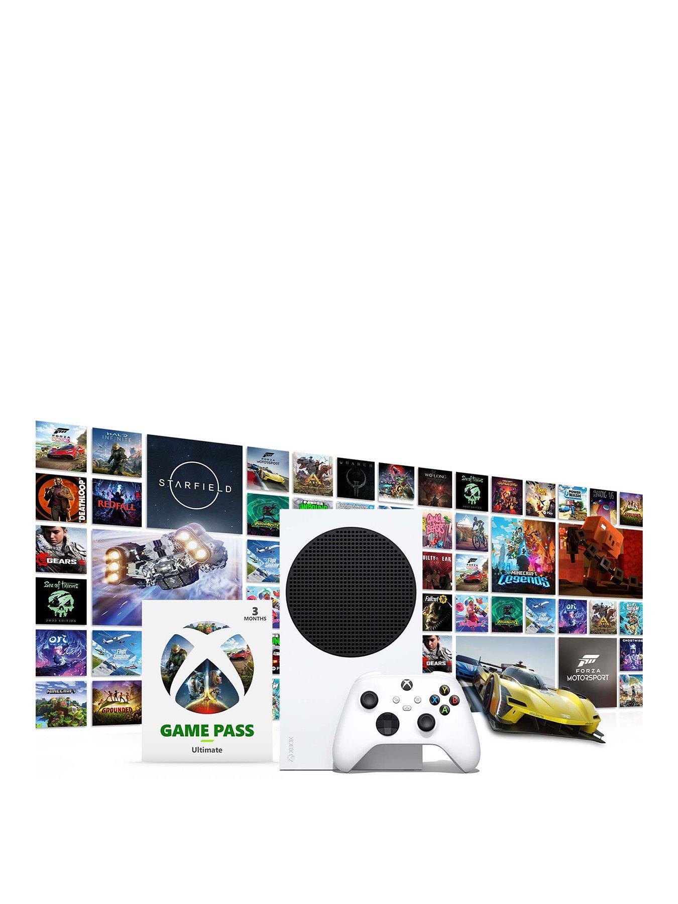  Xbox Series S – Starter Bundle - Includes hundreds of games  with Game Pass Ultimate 3 Month Membership - 512GB SSD All-Digital Gaming  Console