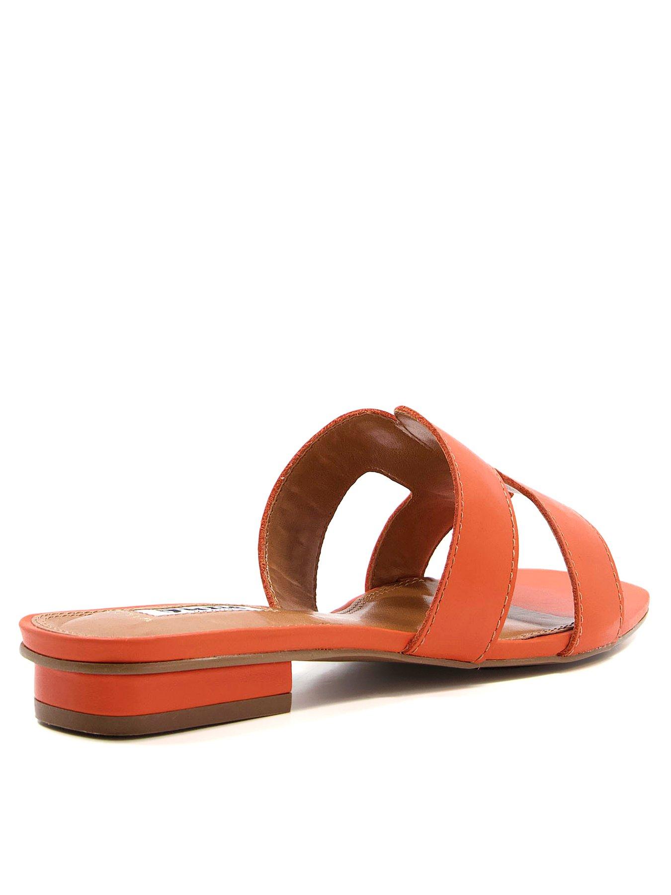 dune-london-dune-london-wide-fit-loupe-orange-smart-slider-sandalsback