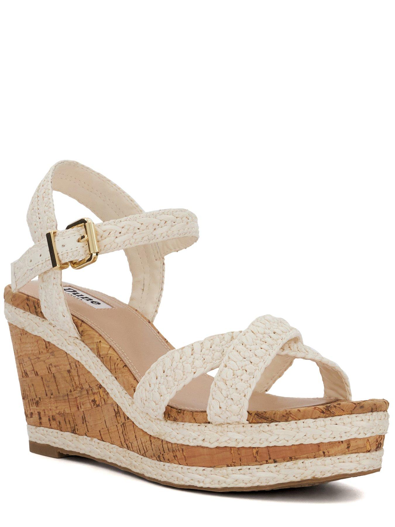 Dune fashion wedge espadrilles