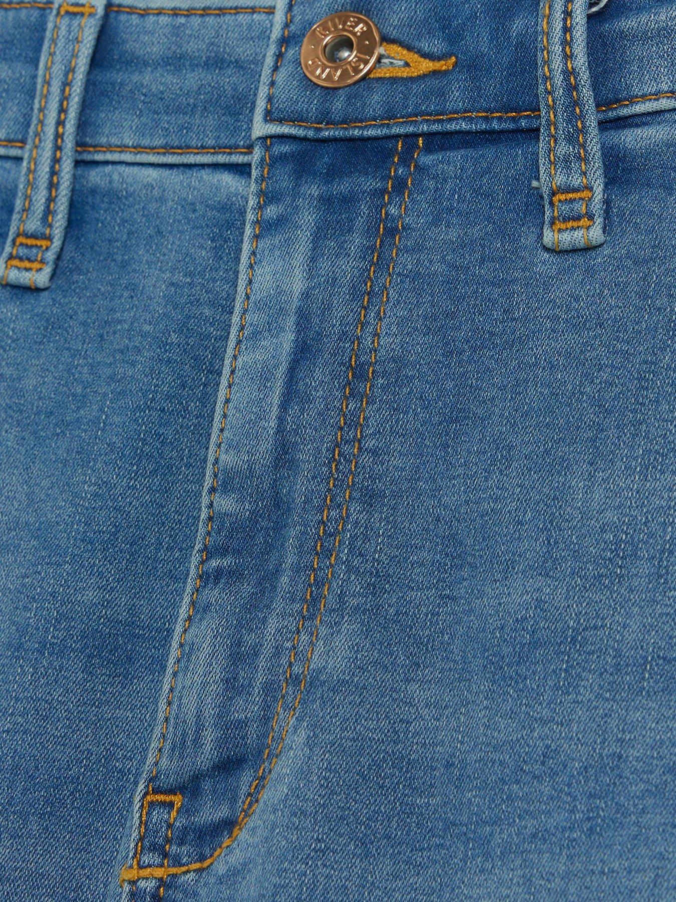 Image 5 of 5 of River Island High Rise Kaia Jeans - Mid Blue