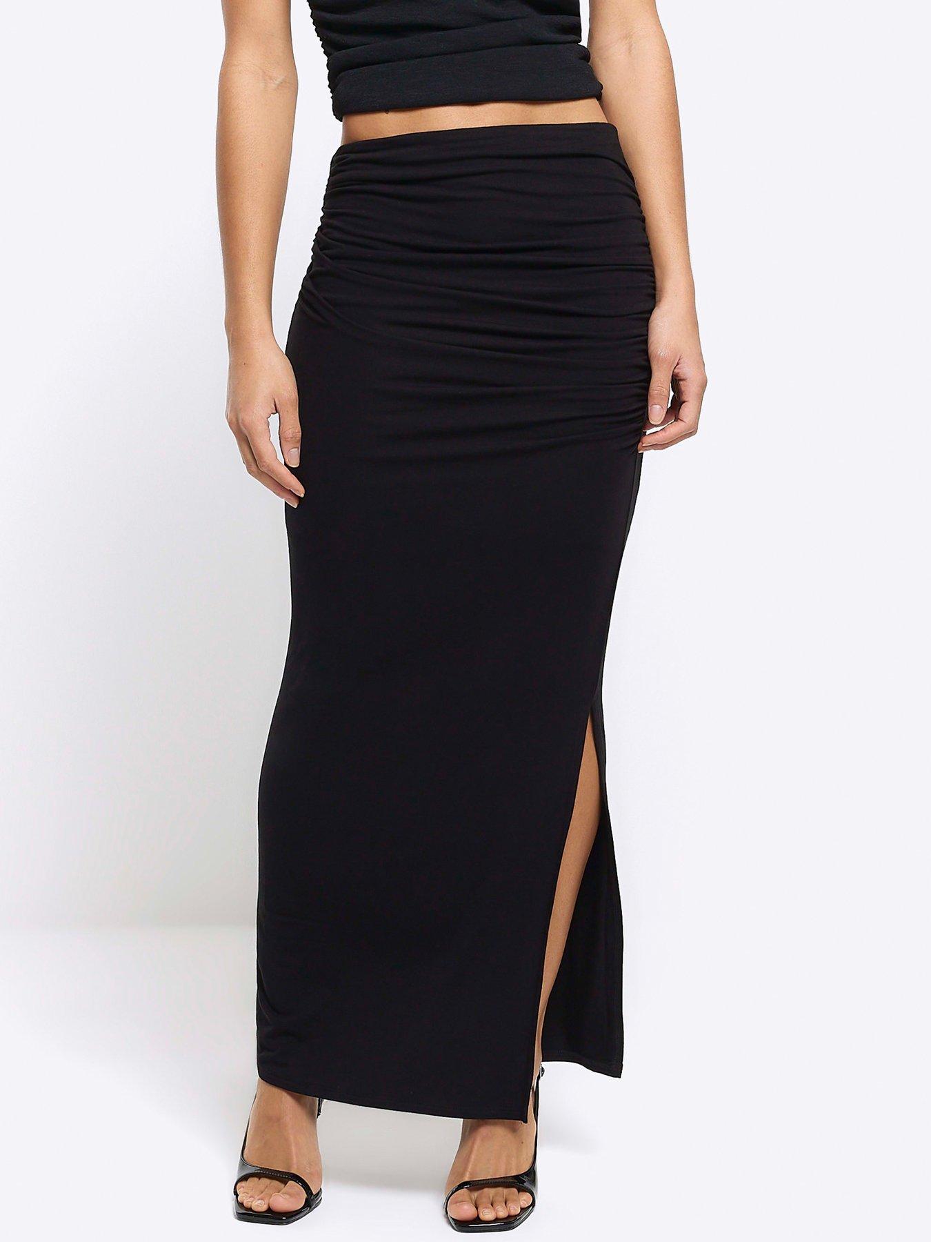 Fashion Women's High Waist Black Short Skirt With Slit @ Best Price Online  | Jumia Egypt