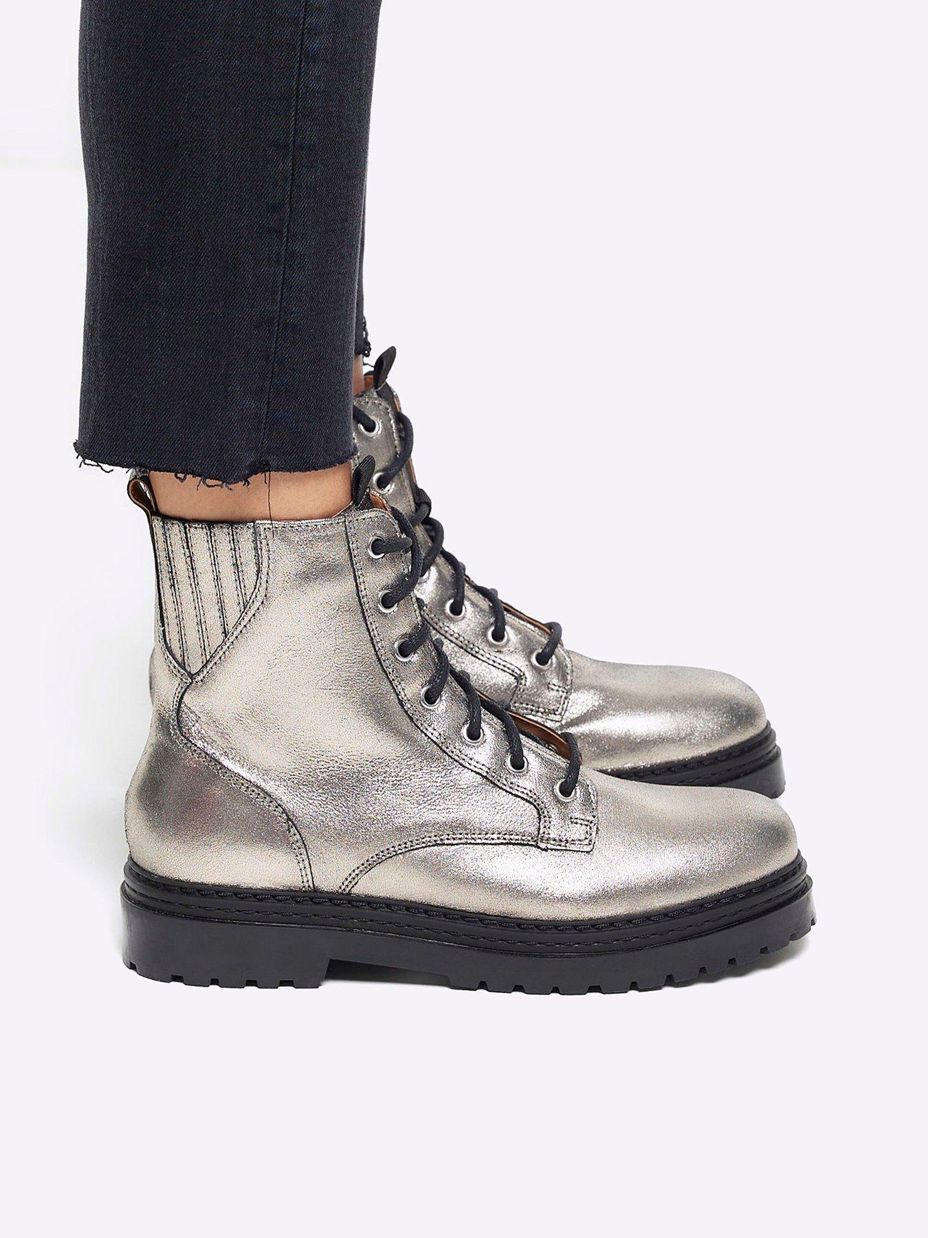 river-island-elastic-lace-up-boot-silverstillFront