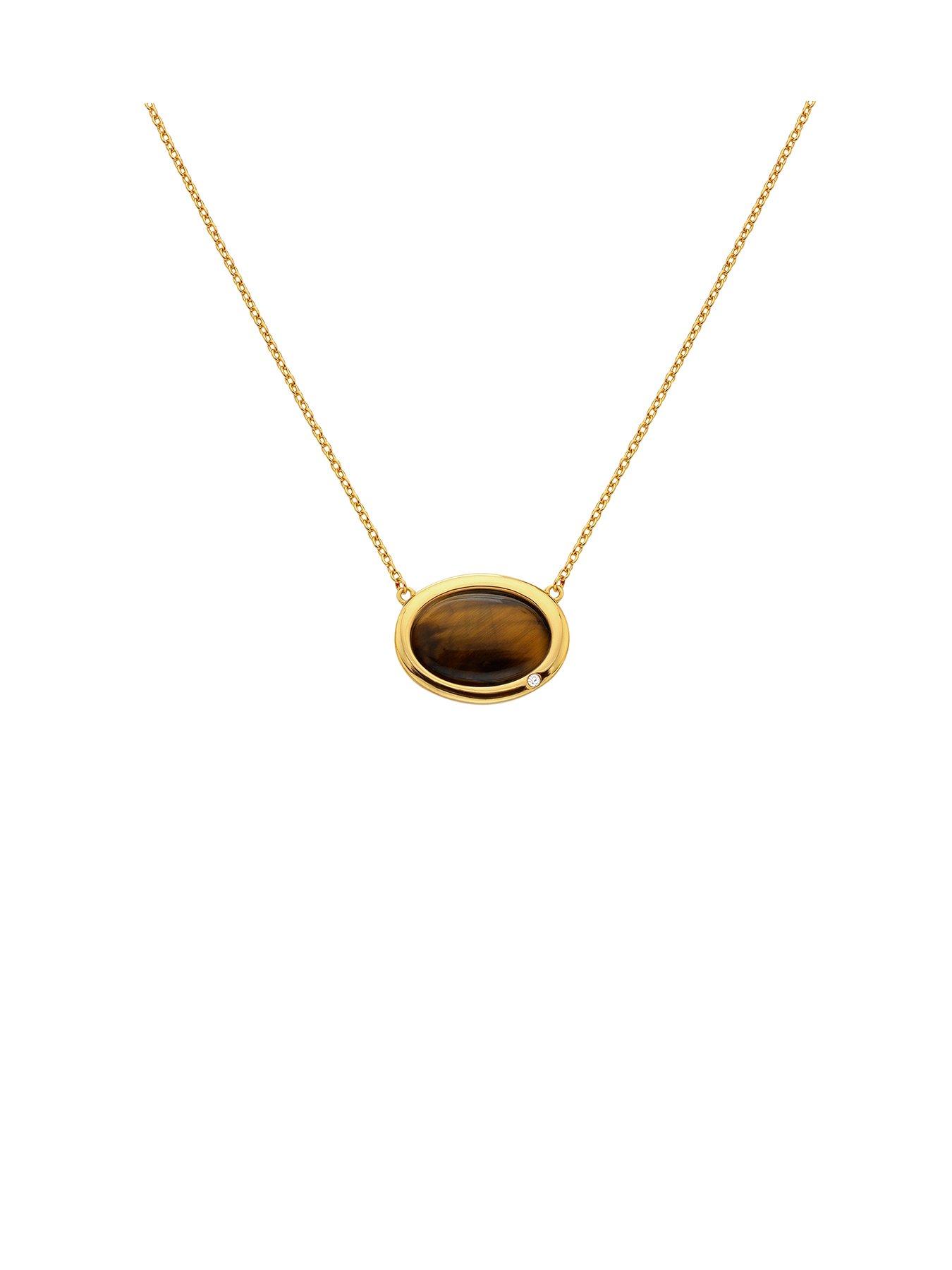 hot-diamonds-hdxgem-horizontal-oval-necklace-tigers-eye