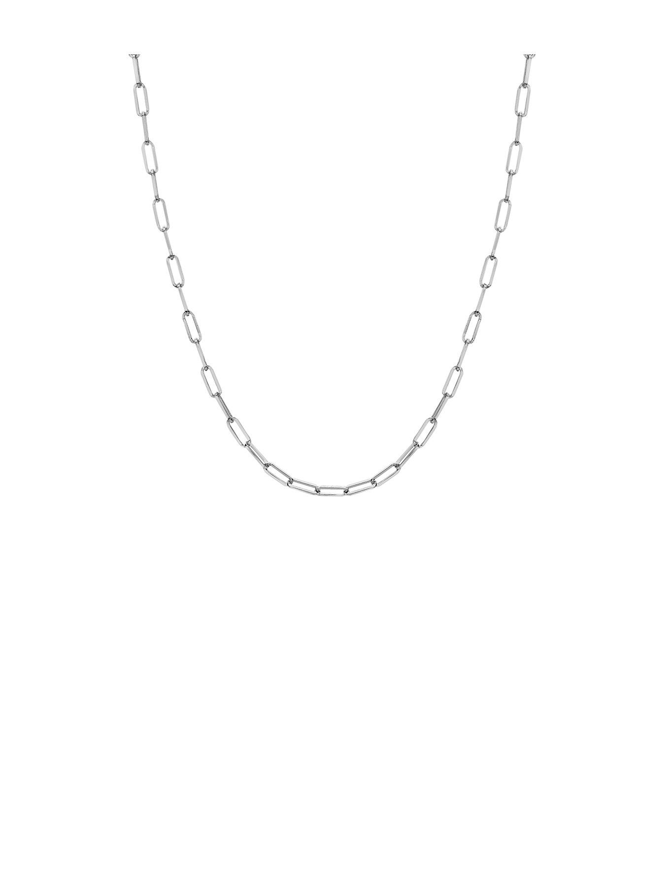 Image 1 of 4 of Hot Diamonds Paperclip Chain Necklace
