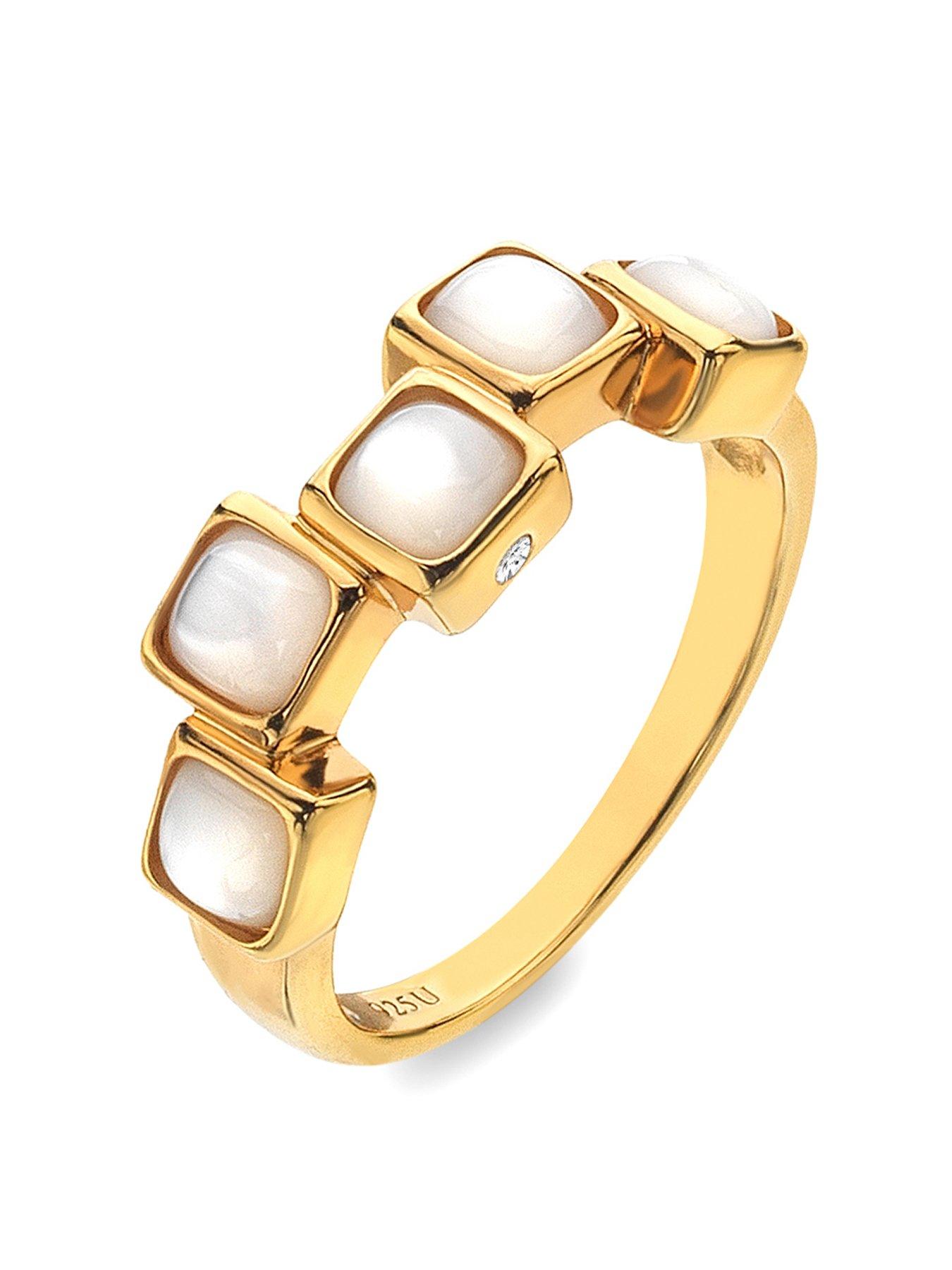 hot-diamonds-hdxgem-square-stepped-ring-mother-of-pearl