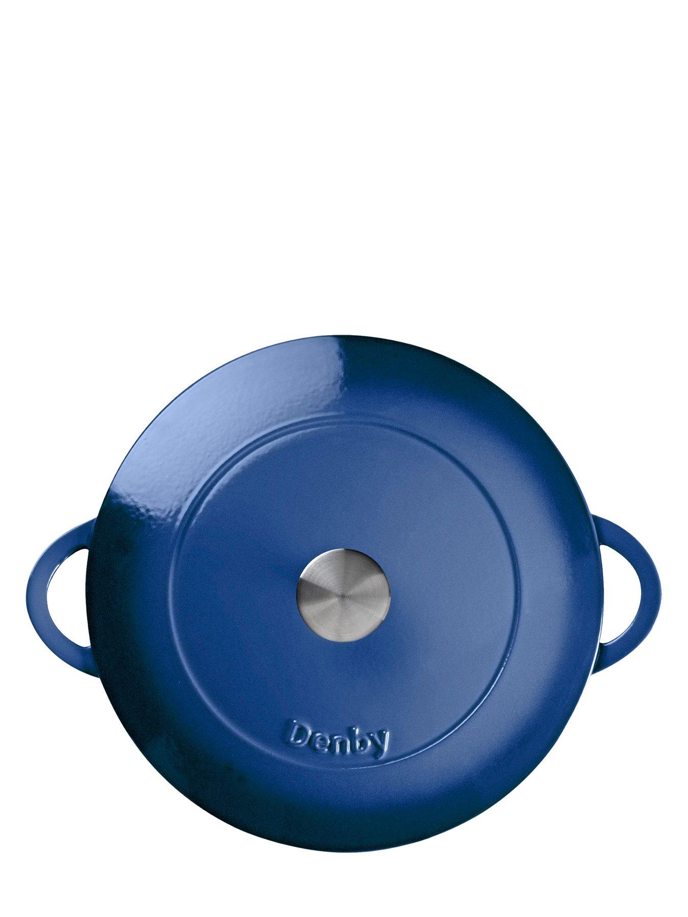 denby-round-cast-iron-30-cm-shallow-casserole-pot-in-cobalt-bluestillFront