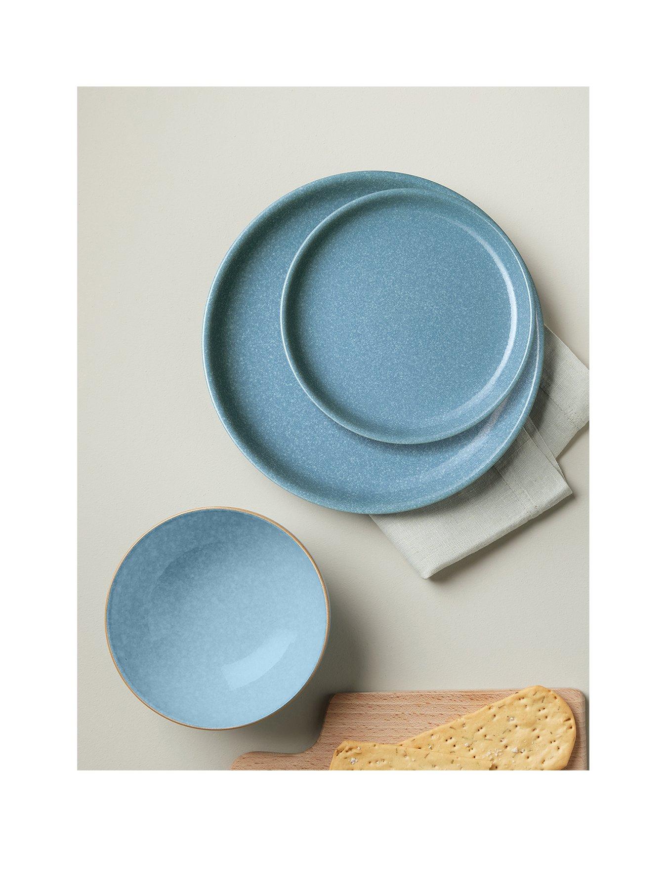 undefined Elements 12-Piece Coupe Dinner Service Set – Blue