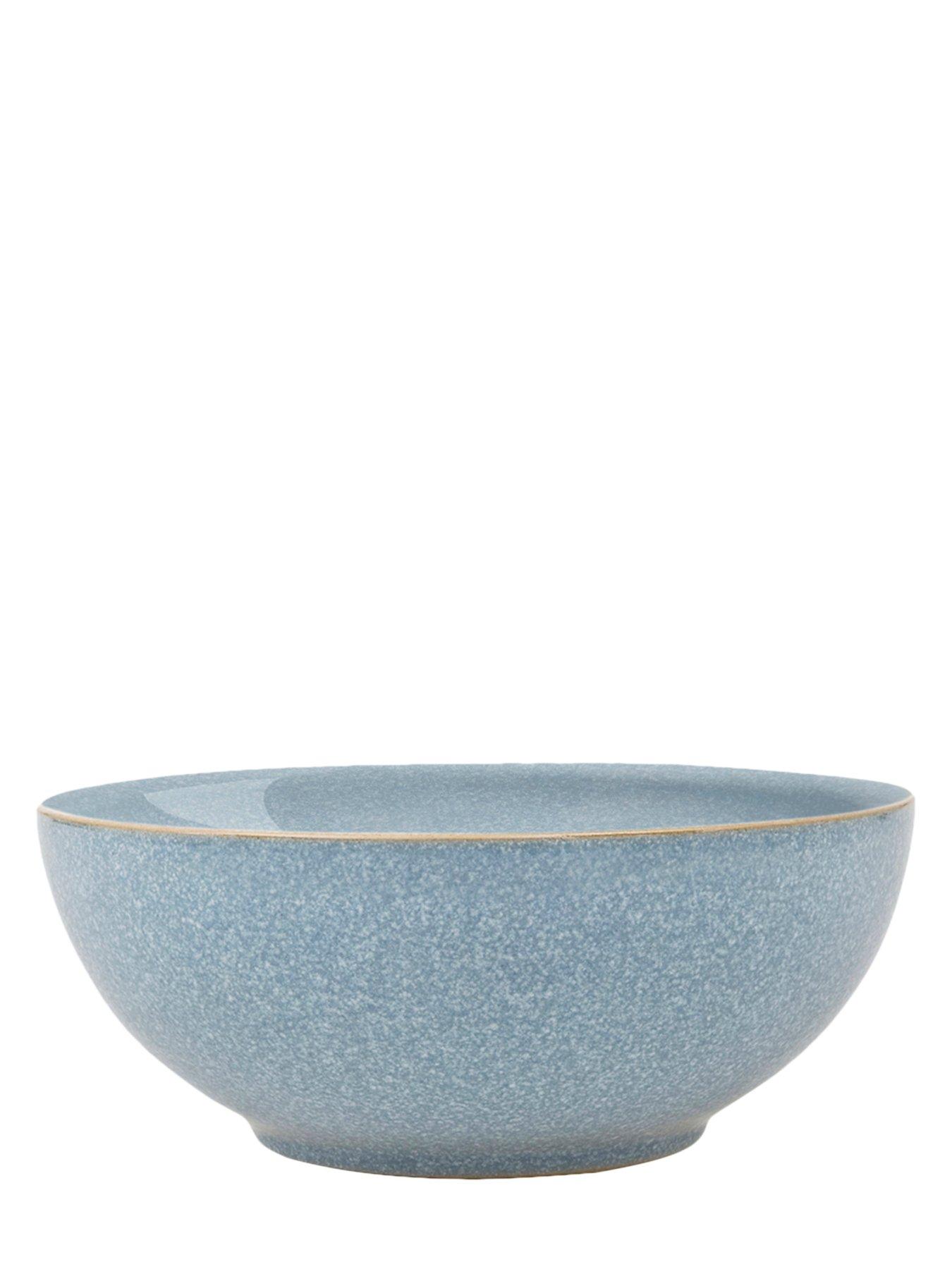 Image 2 of 3 of Denby Elements 4-Piece Coupe Cereal Bowl Set &ndash; Blue