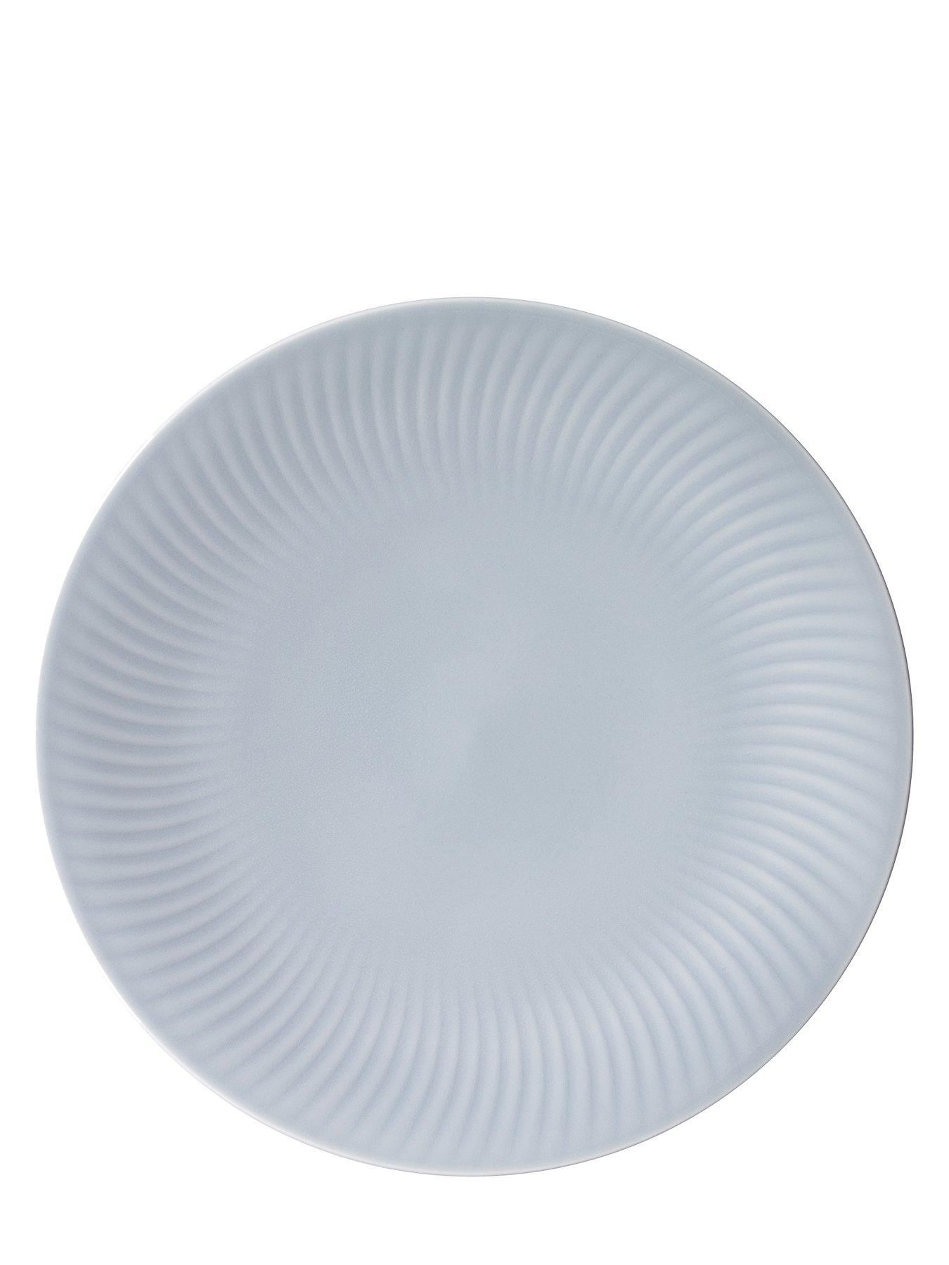 Image 2 of 5 of Denby Porcelain Arc 12-Piece Tableware Set in Grey